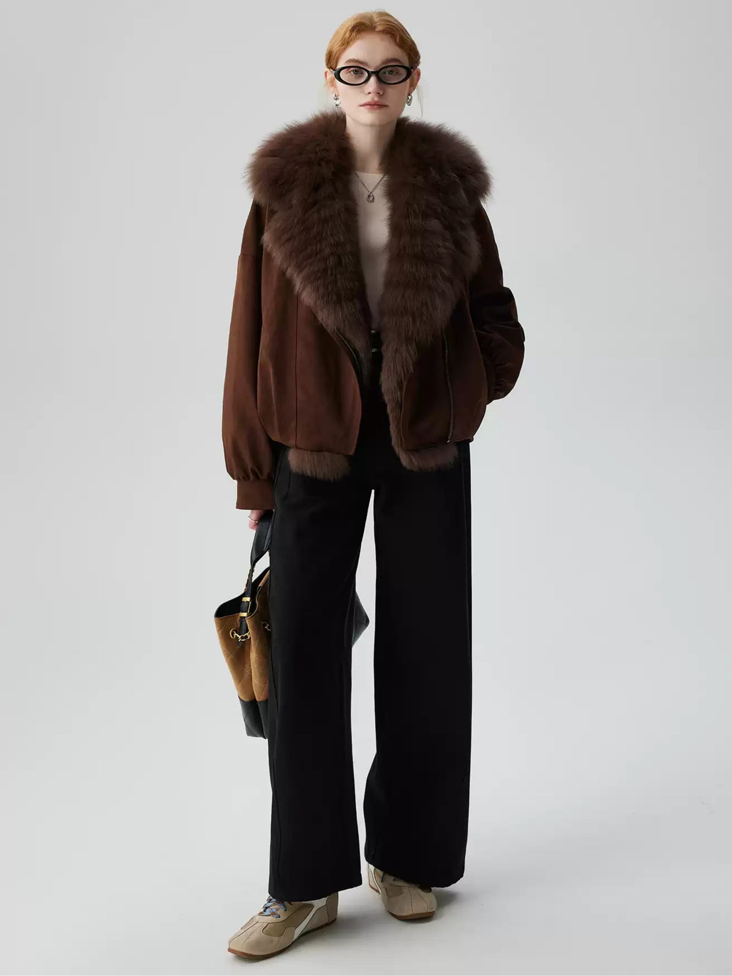 Hybriss "The Aviator" Premium Jacke mit Gänsedaunen & Reißverschluss