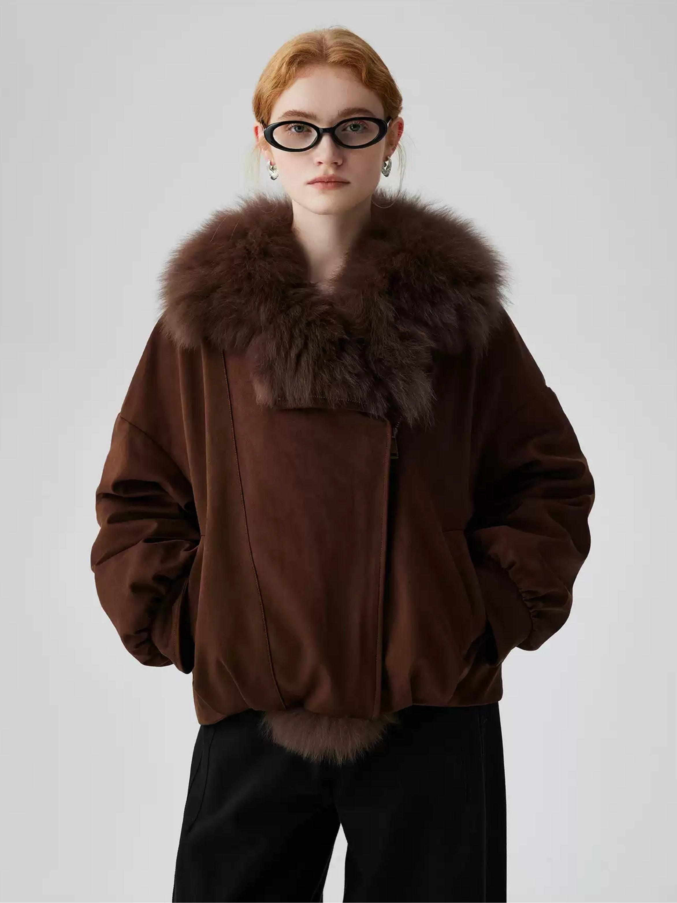 Hybriss "The Aviator" Premium Jacke mit Gänsedaunen & Reißverschluss