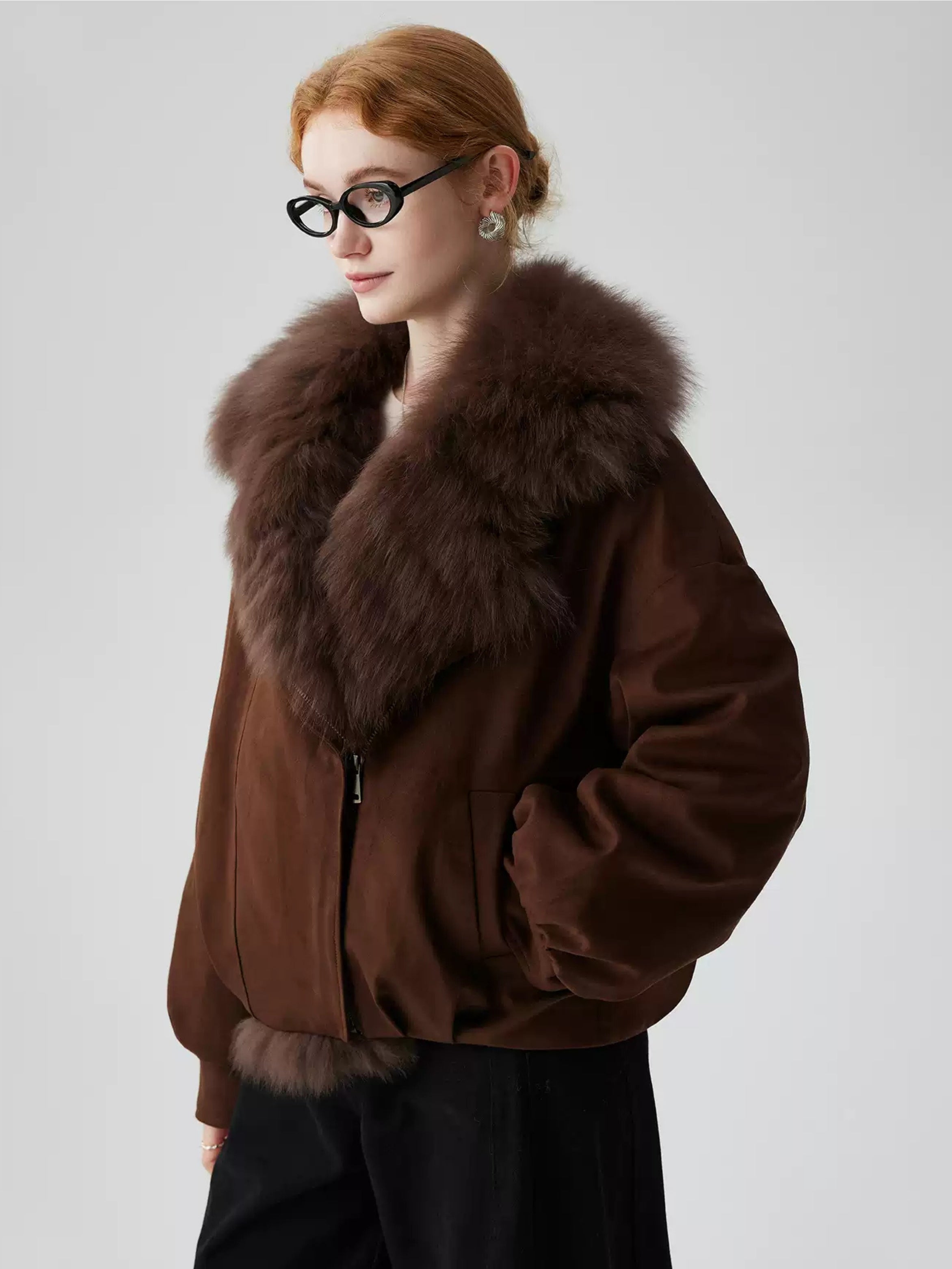 Hybriss "The Aviator" Premium Jacke mit Gänsedaunen & Reißverschluss