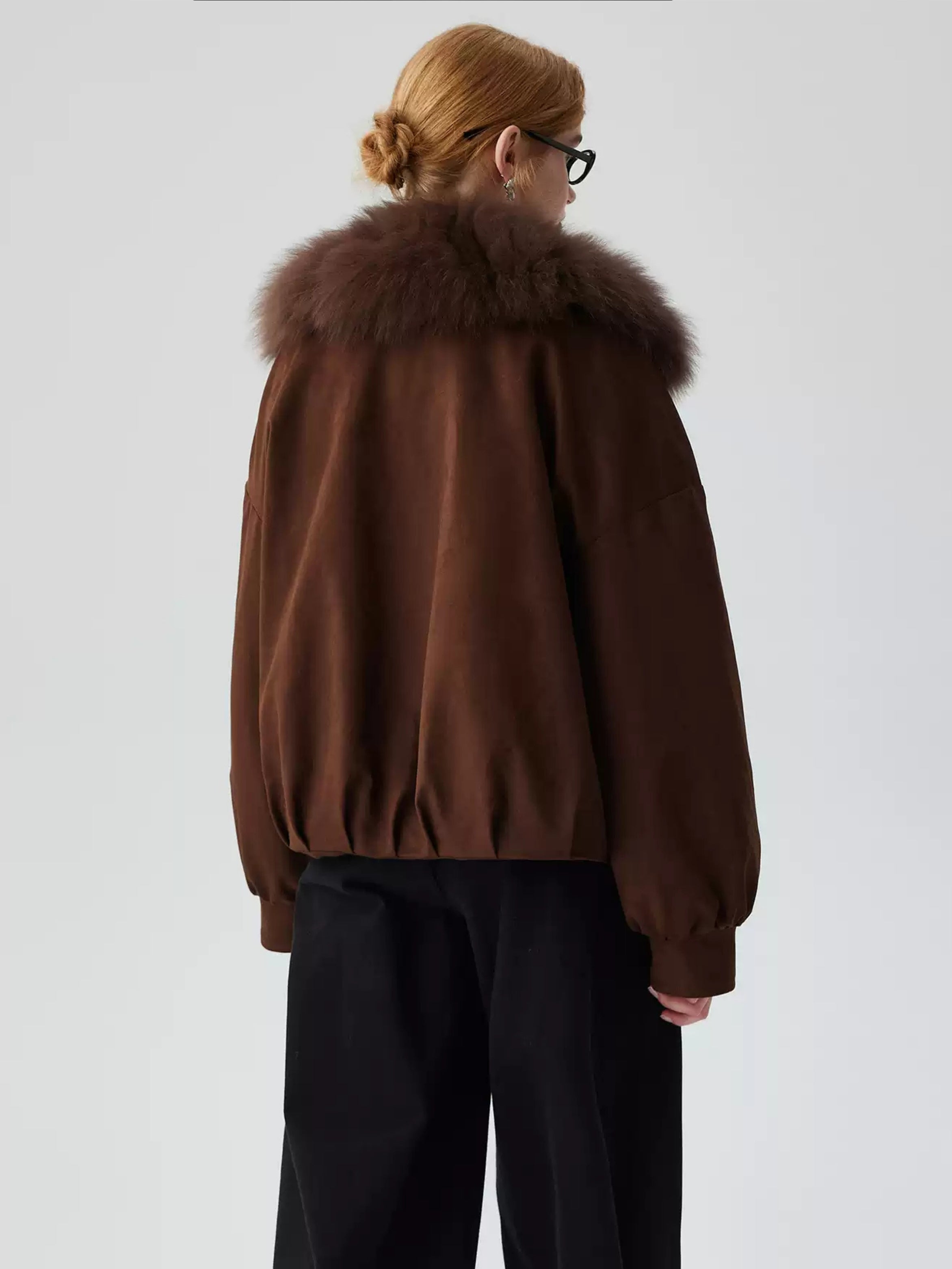 Hybriss "The Aviator" Premium Jacke mit Gänsedaunen & Reißverschluss