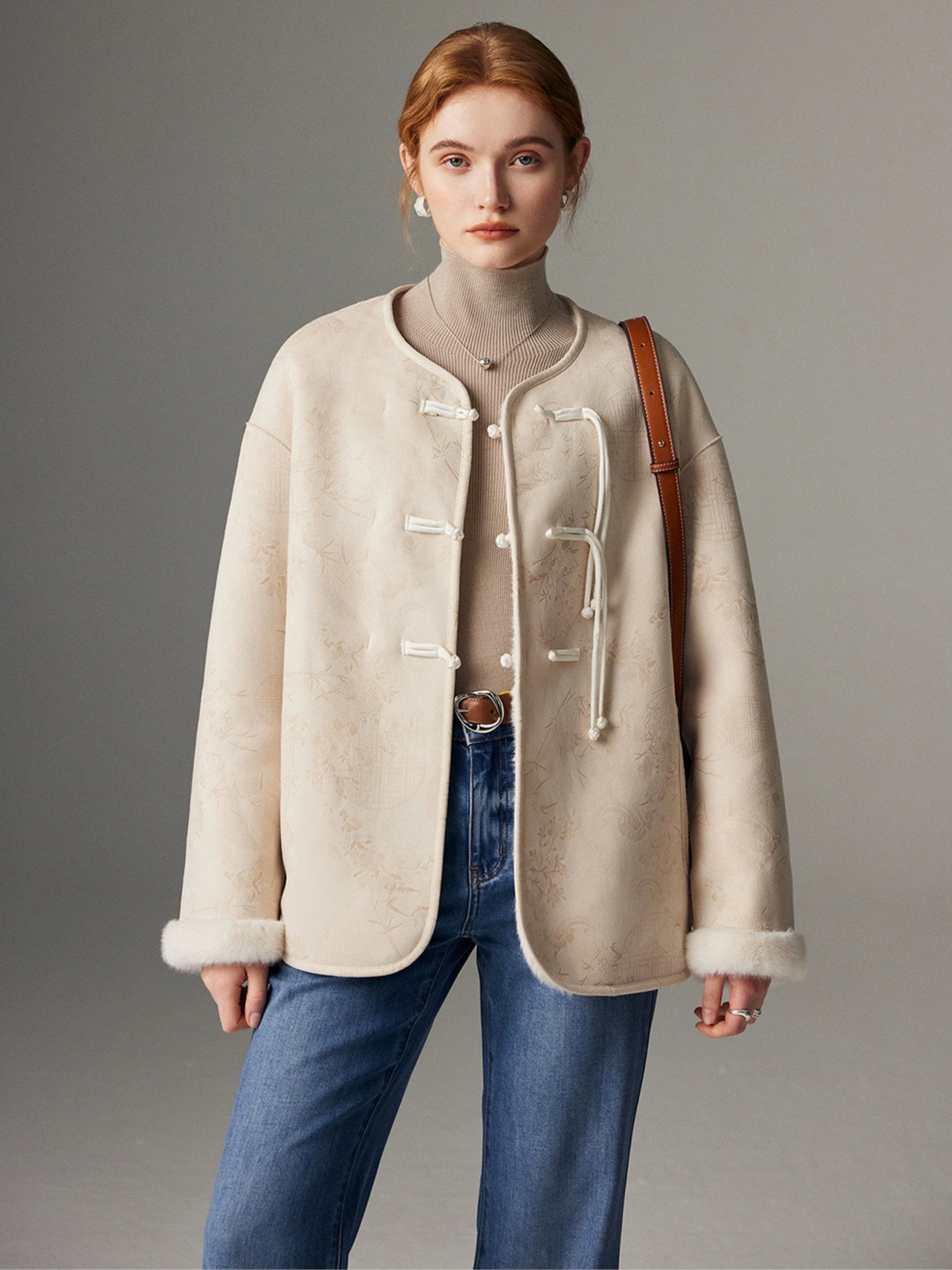 Hybriss Omarie Reversible Tassel Blouse