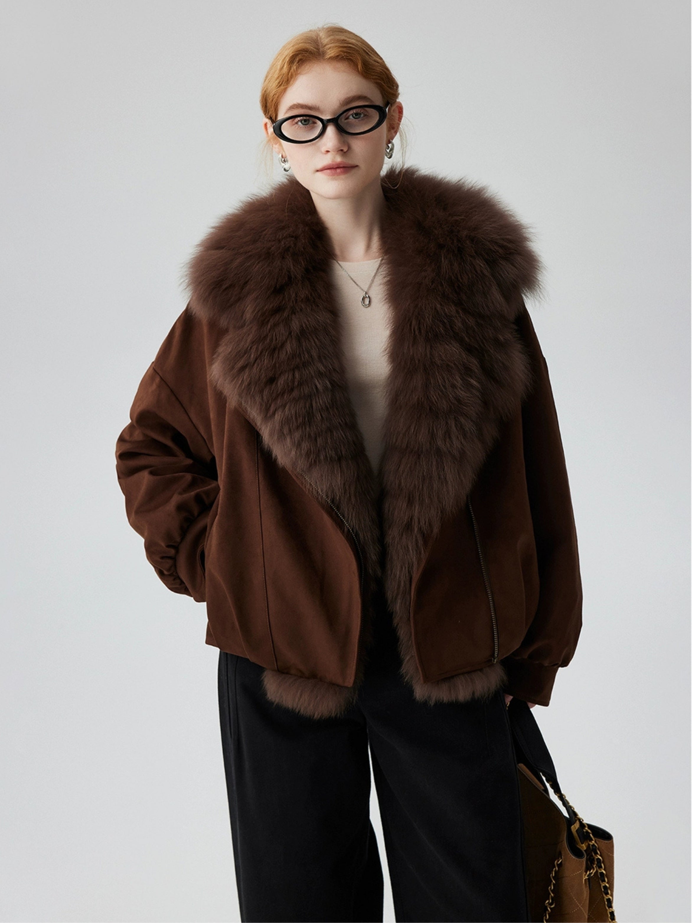 Hybriss "The Aviator" Premium Jacke mit Gänsedaunen & Reißverschluss