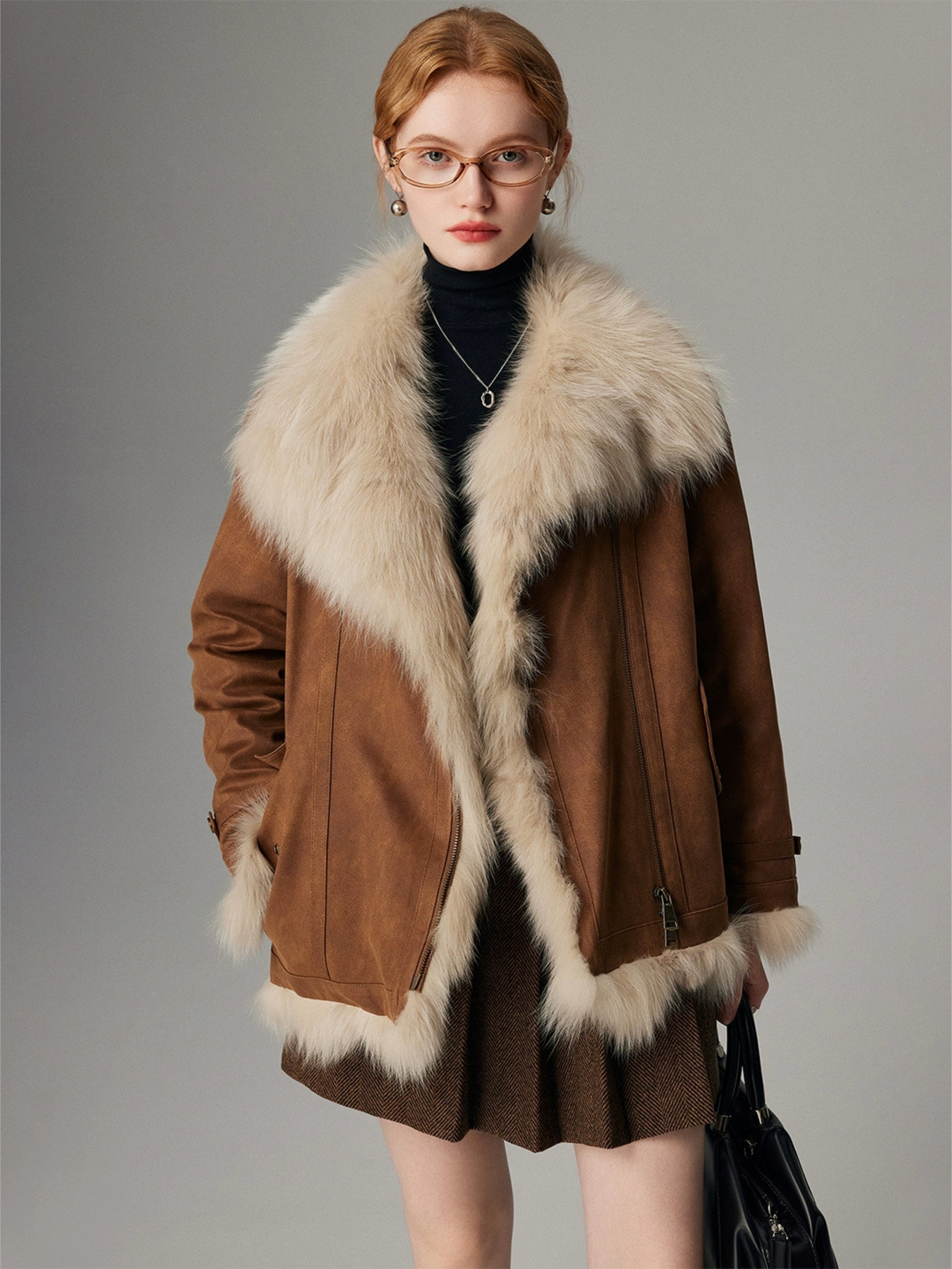 Hybriss "The Sovereign" Masterpiece: Gänsedaune & Full-Trim Pelz | Chocolate