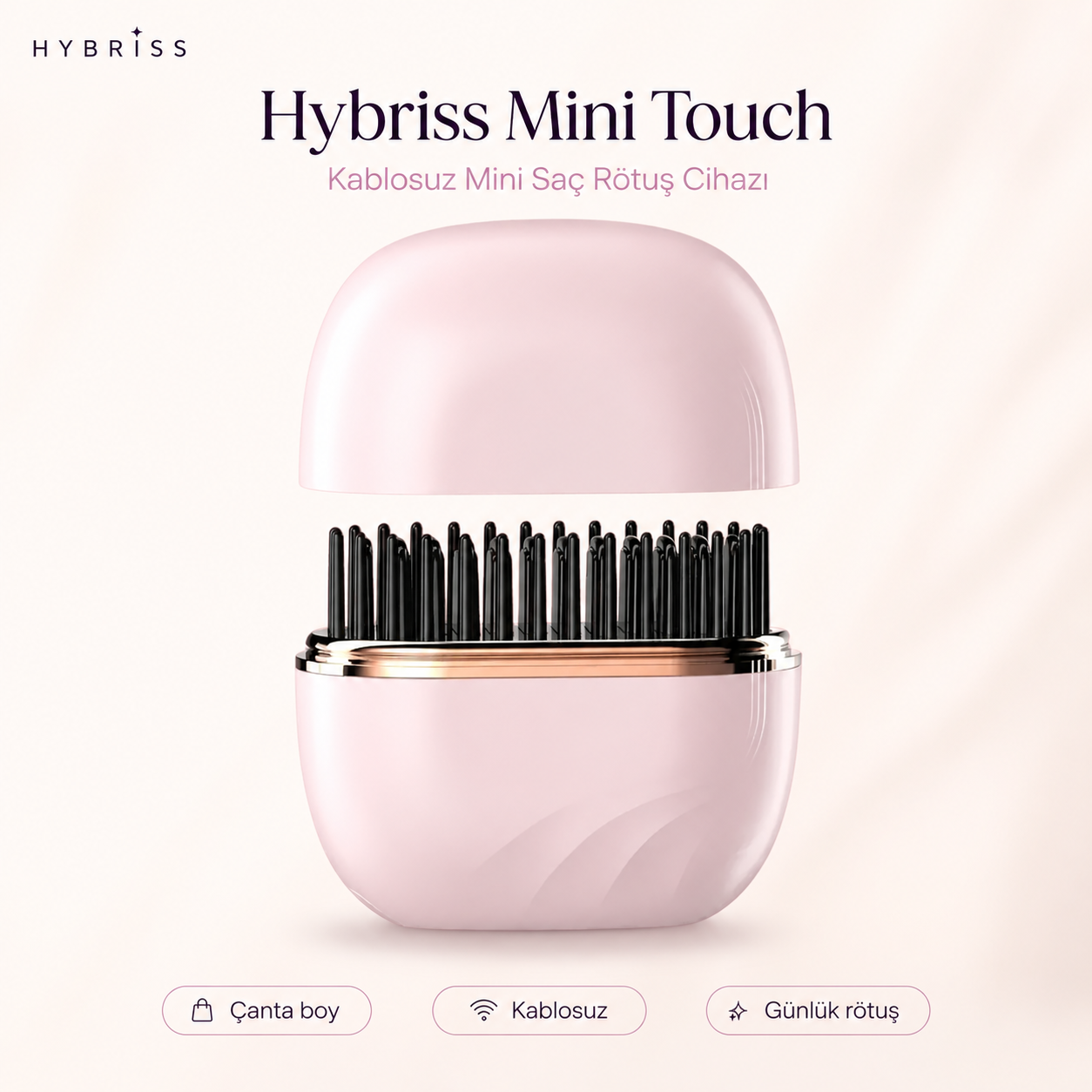 Hybriss Mini Touch Kablosuz Mini Saç Rötuş Cihazı