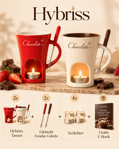 Hybriss Premium Fondue-Erlebnis für Zuhause