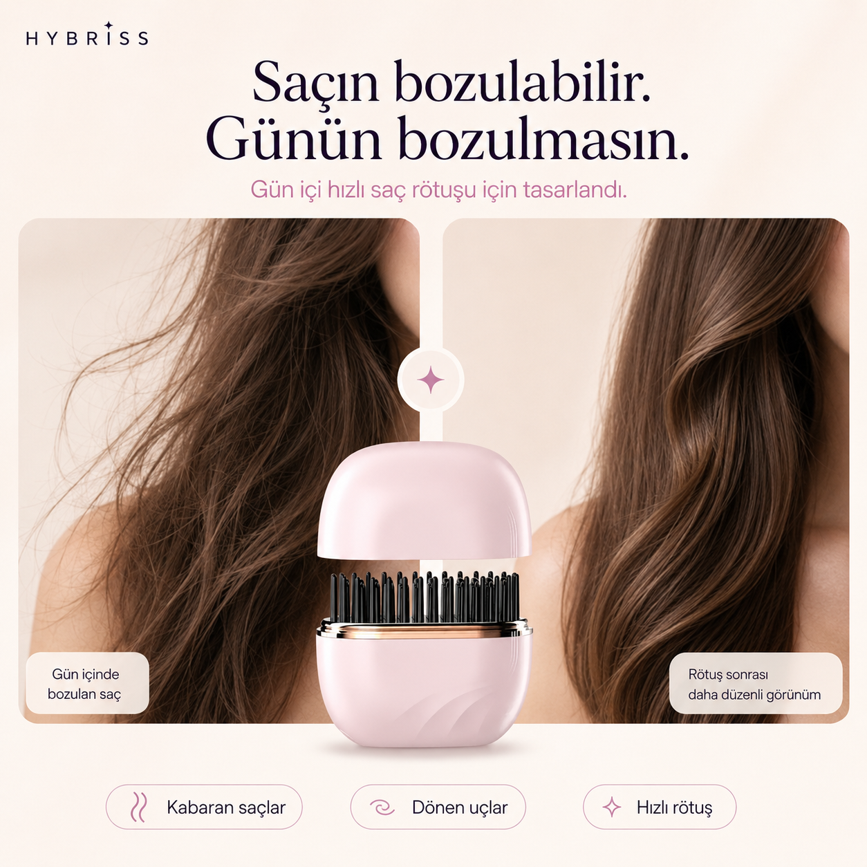Hybriss Mini Touch Kablosuz Mini Saç Rötuş Cihazı