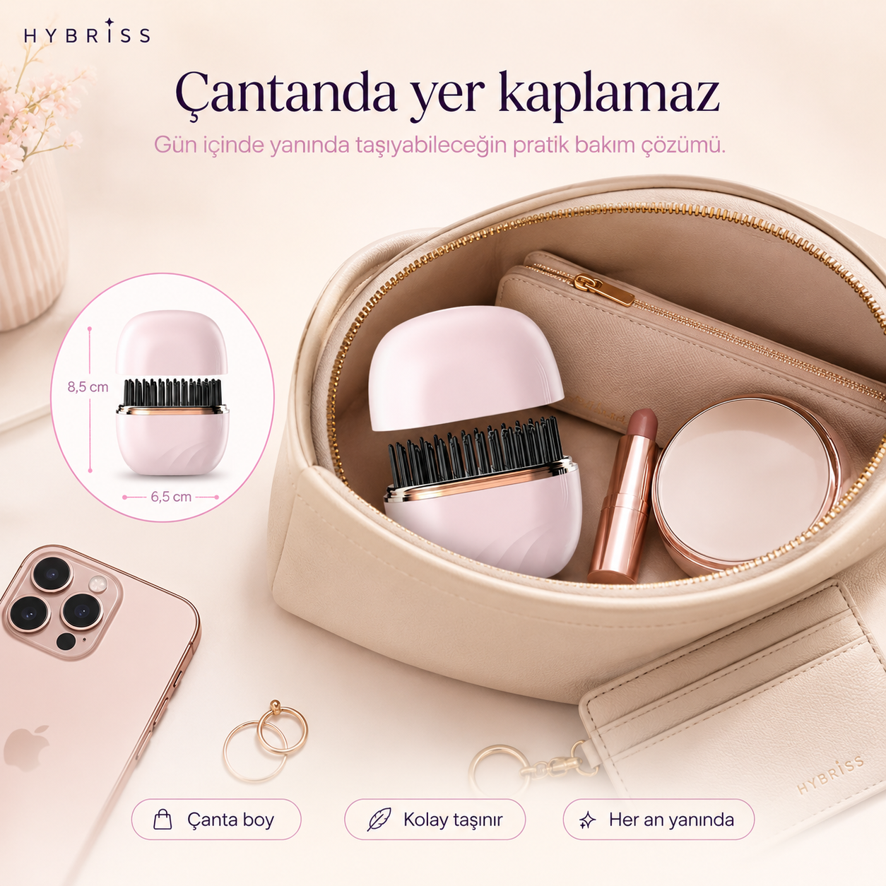Hybriss Mini Touch Kablosuz Mini Saç Rötuş Cihazı