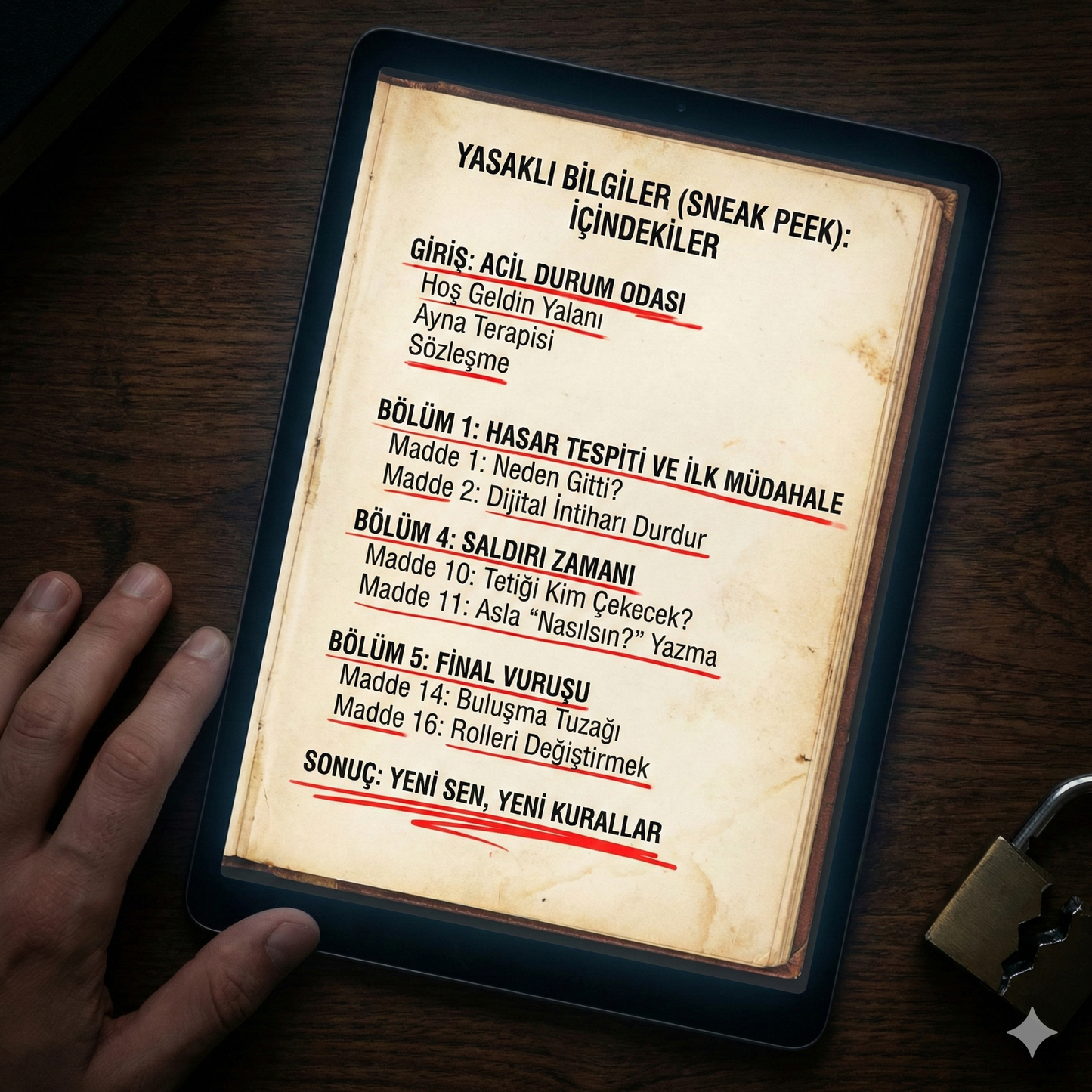 OPERASYON: ESKİ SEVGİLİ – Onu Süründürerek Geri Getirme Protokolü (Dijital İndirme)