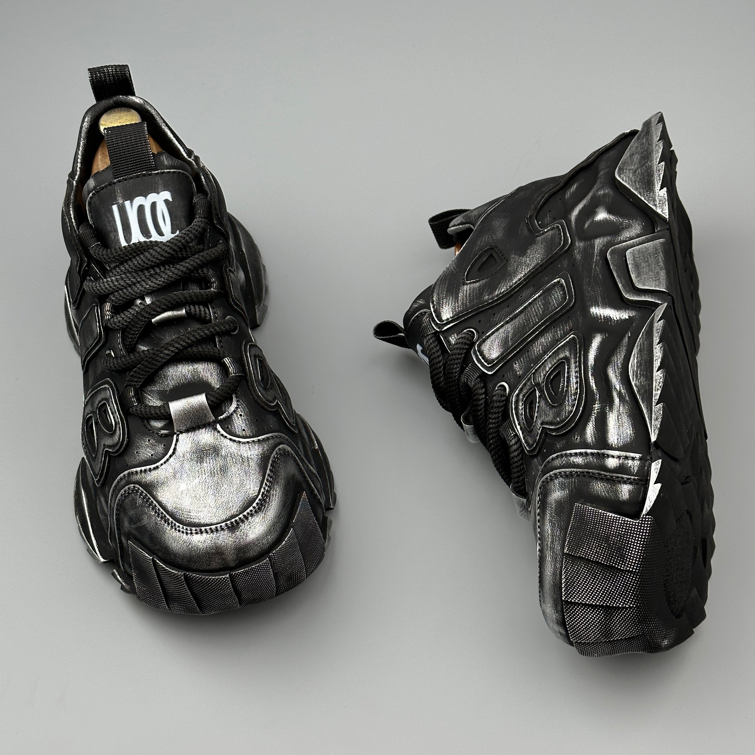 Hybriss SpliceEnergy Black silver– Dad Shoes