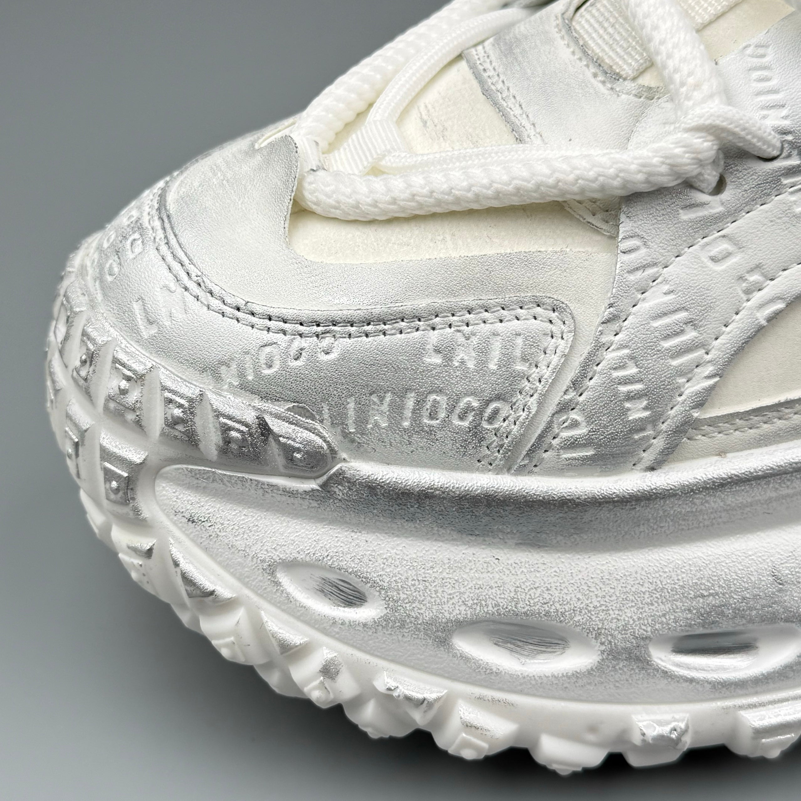 Hybriss OldWeave White– Retro Dad Shoes