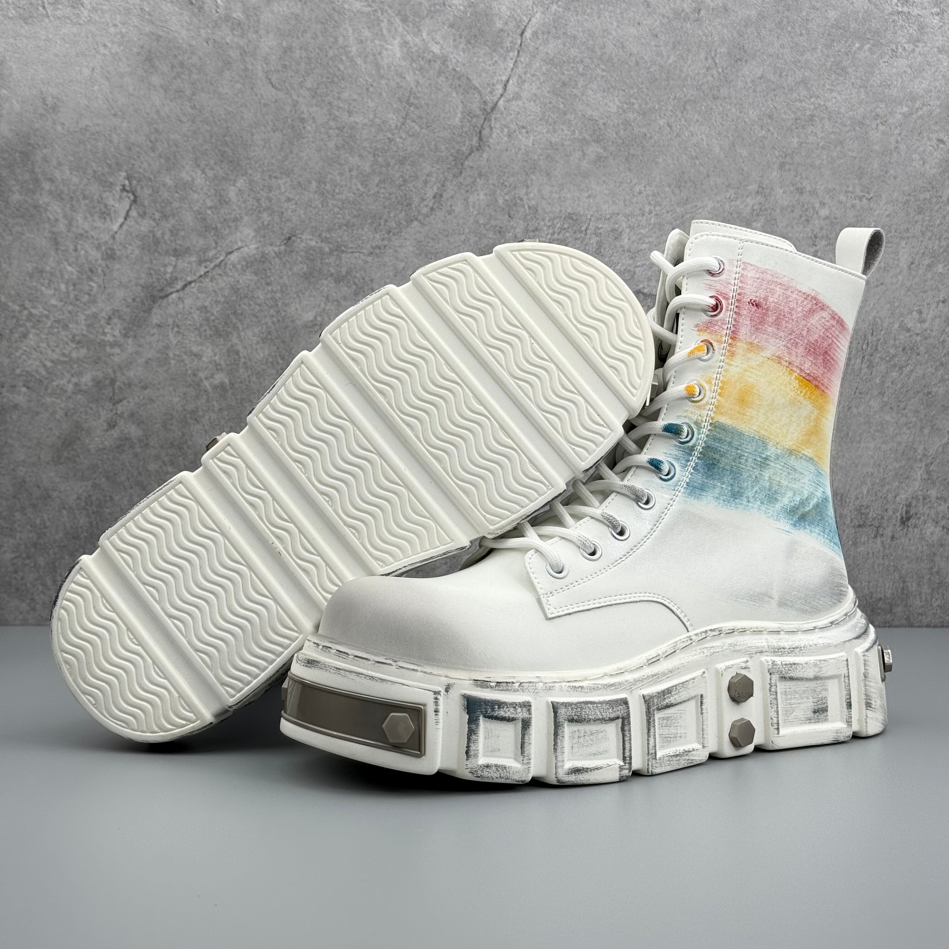 Hybriss Prism– Rainbow Martin Boots