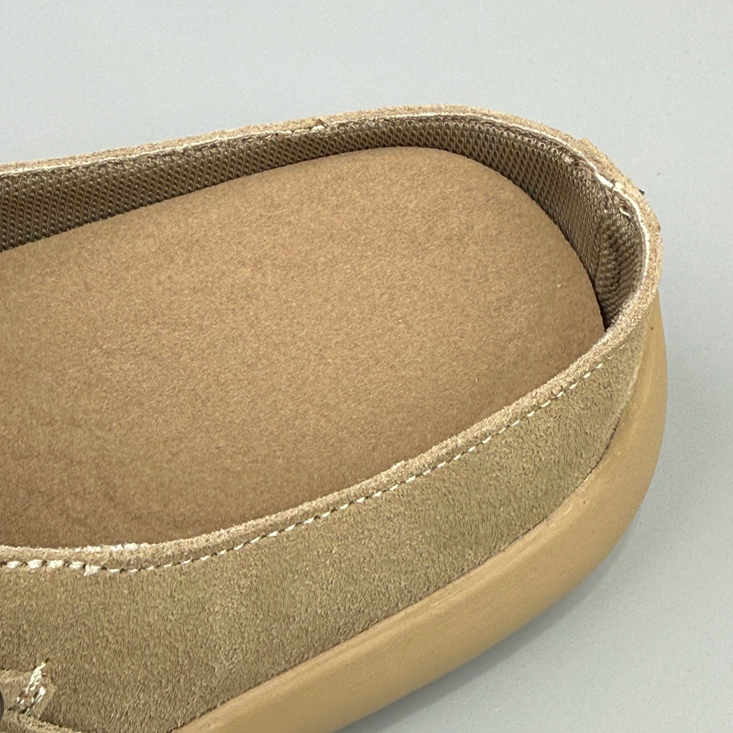 Hybriss Low-Profile Pastel Suede Slip-On Mule