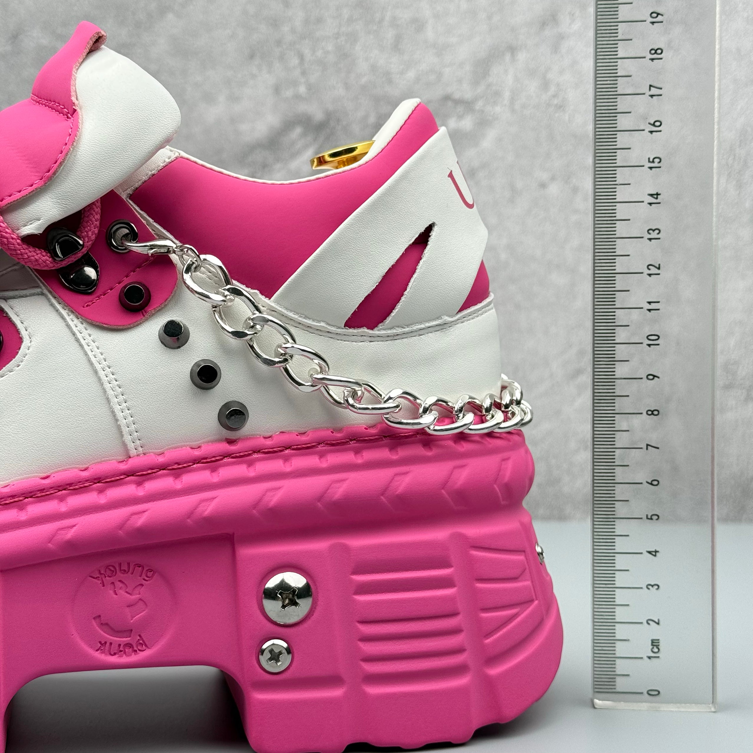 Hybriss PunkMetal Pink– Punk Dad Shoes