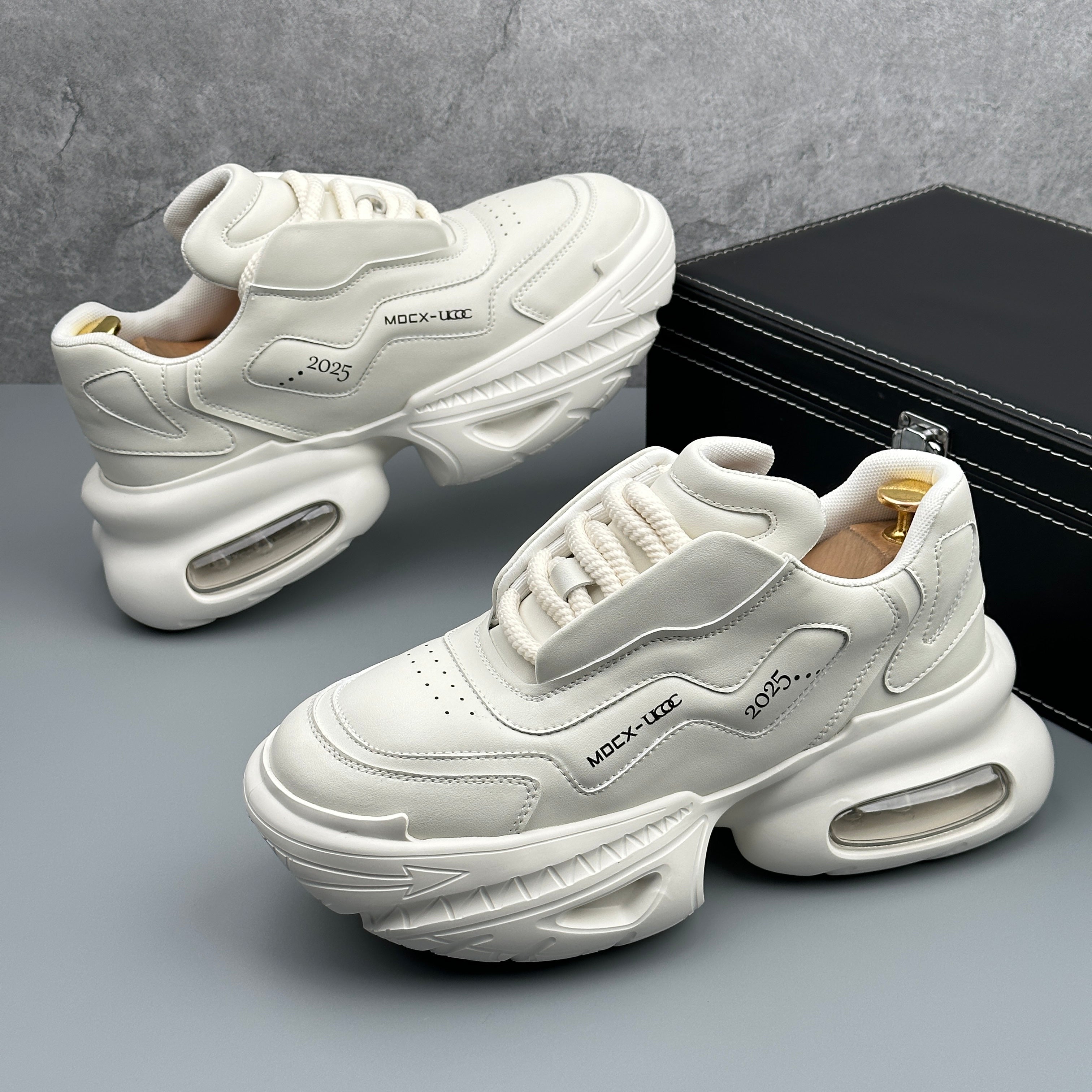 Hybriss DailySplice White– Dad Shoes