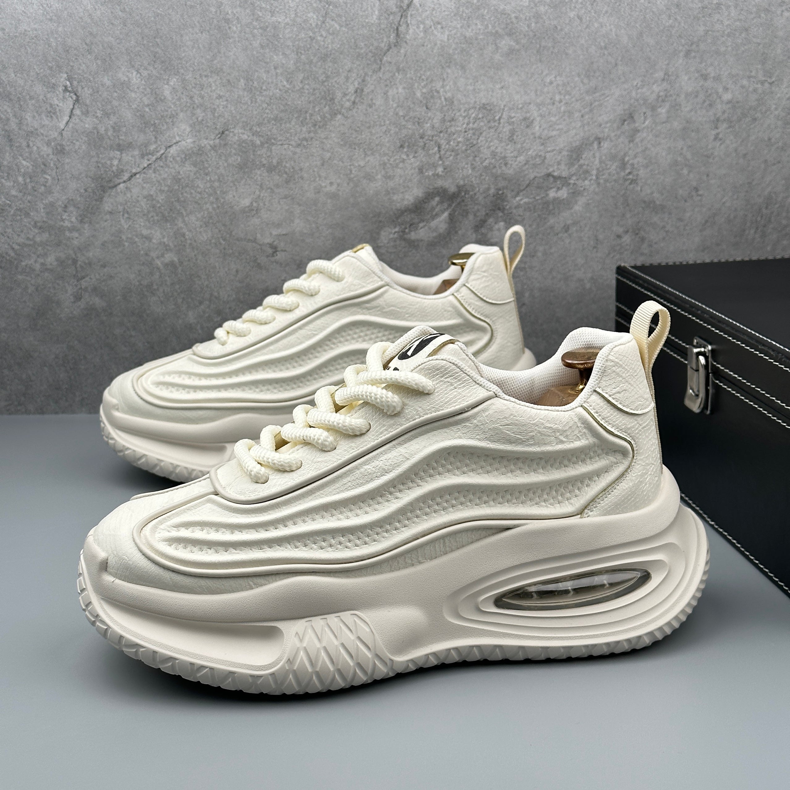 Hybriss PUCore Beige– Youth Dad Shoes