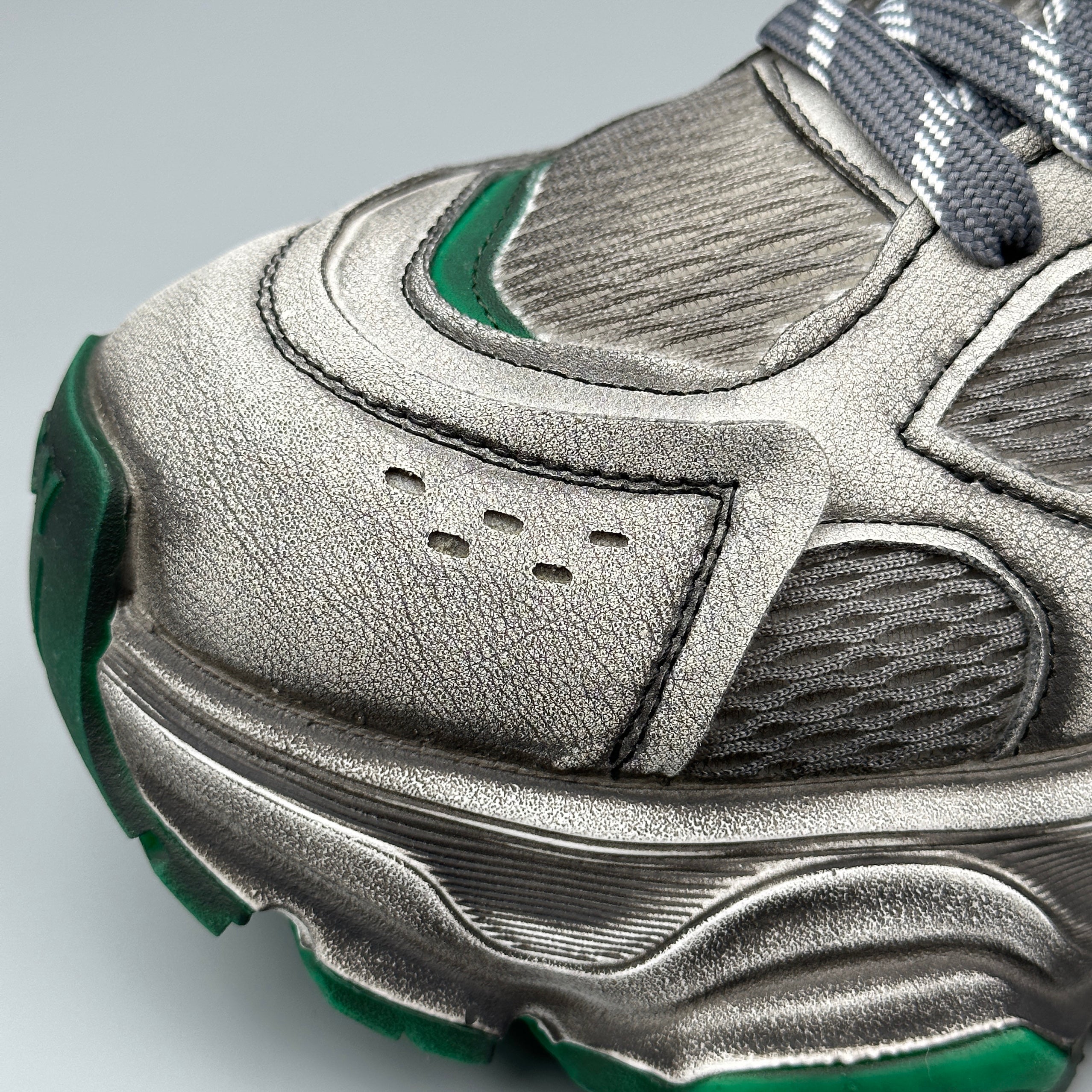 Hybriss RetroBreathe Green– Youth Retro Dad Shoes