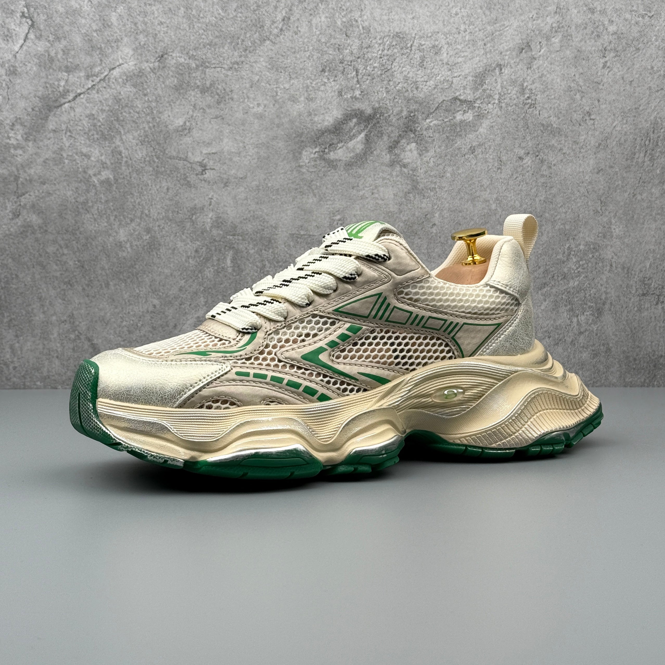 Hybriss UCOC AirFlex Beige– Youth Casual Dad Shoes