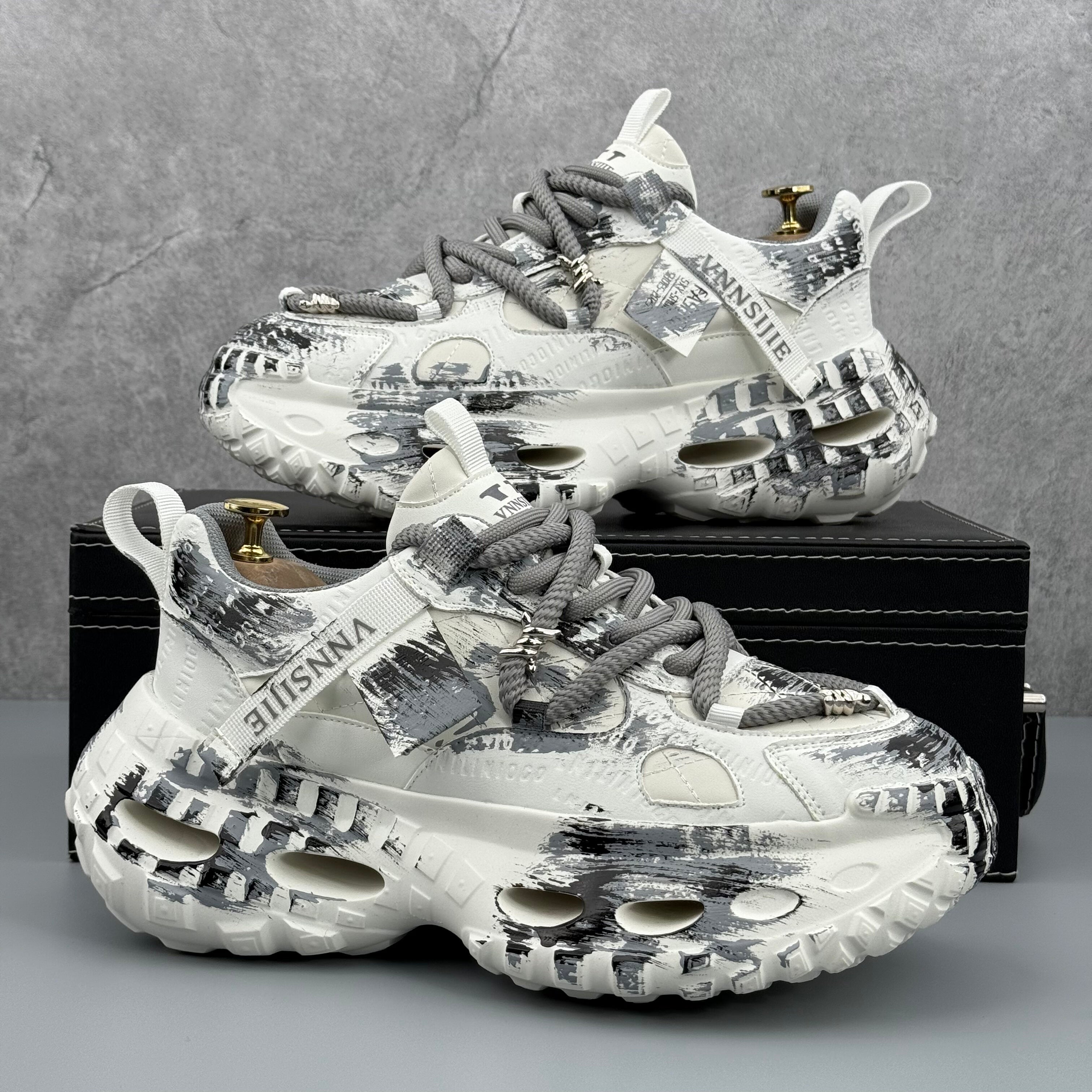 Hybriss DailyLift White Gray– Dad Shoes