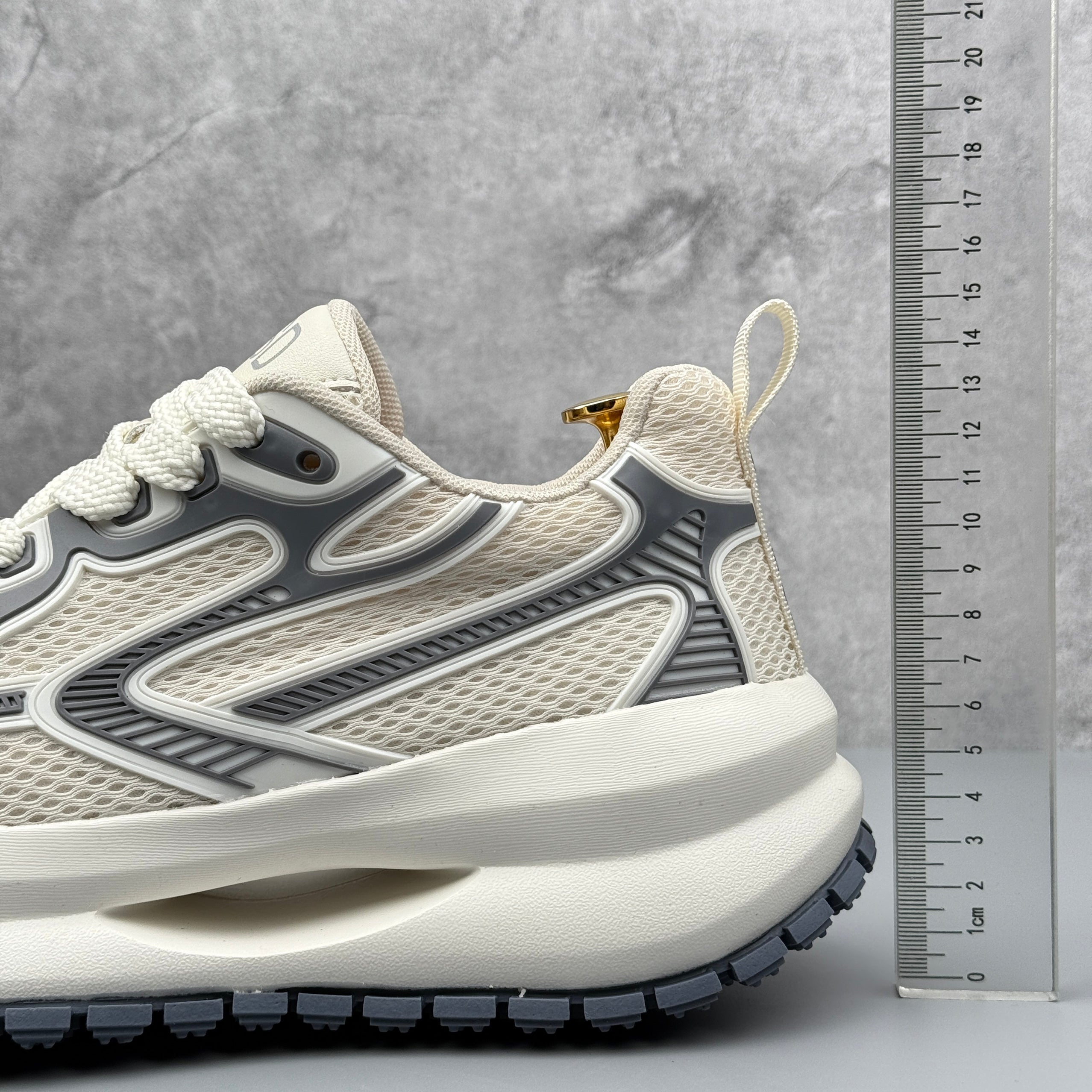 Hybriss SportPlain White Gray– Sporty Dad Shoes