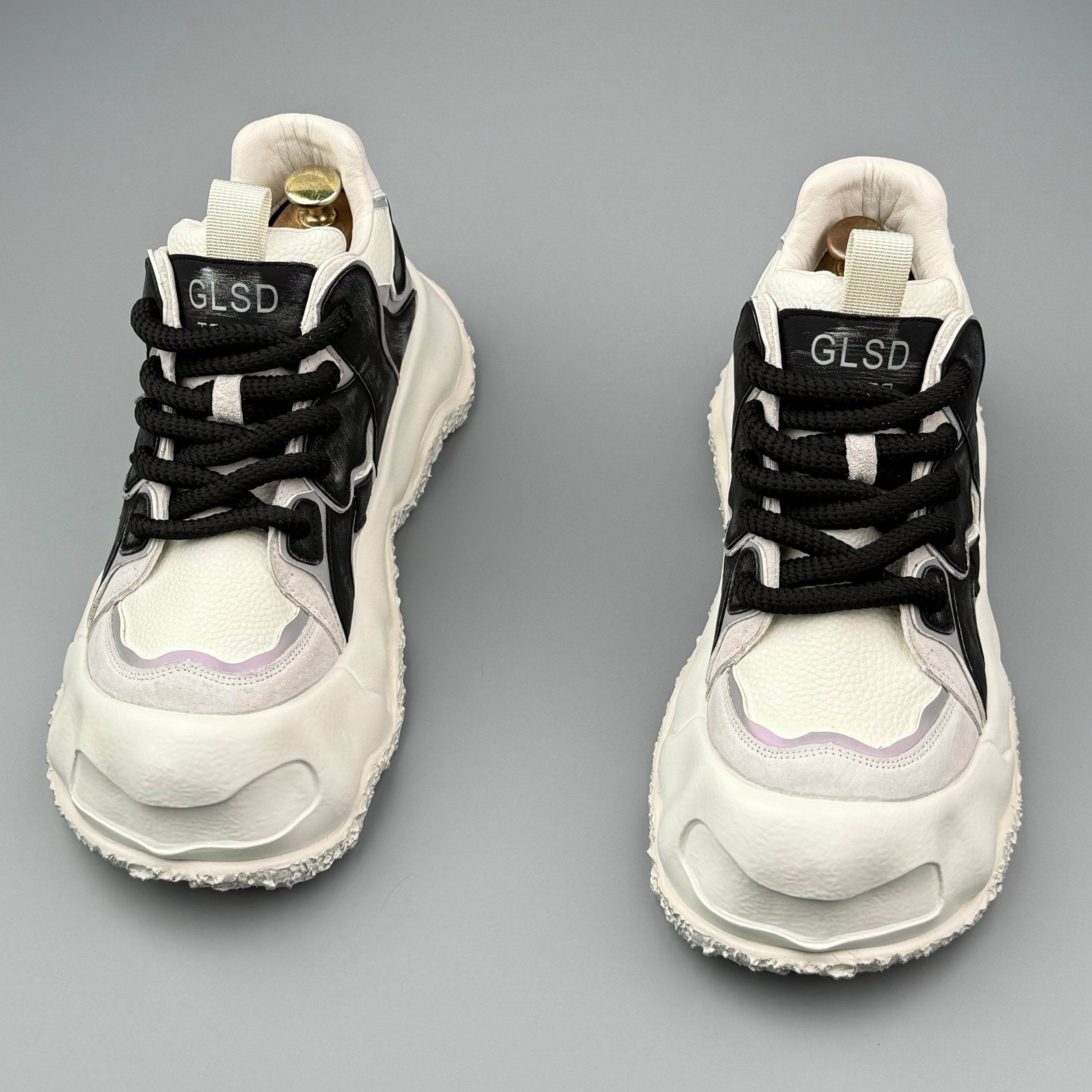 Hybriss PlainLift Black White– Dad Shoes