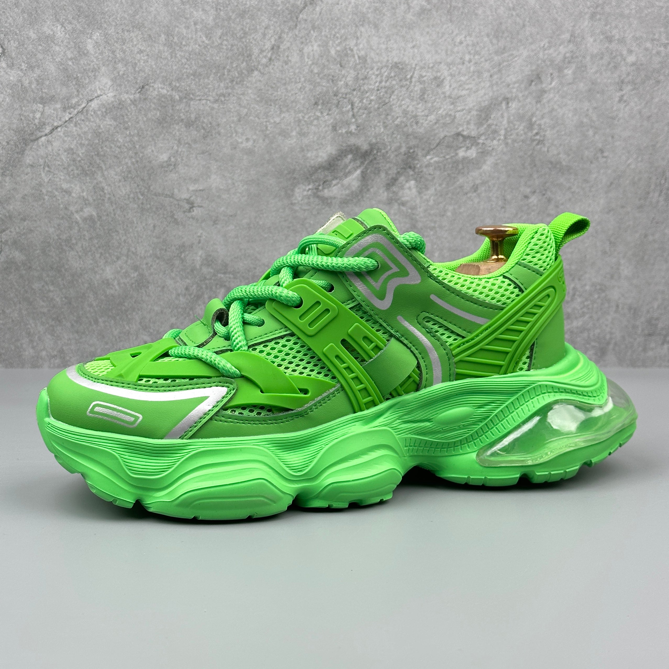 Hybriss DailyStitchFlex Green– Casual Dad Shoes