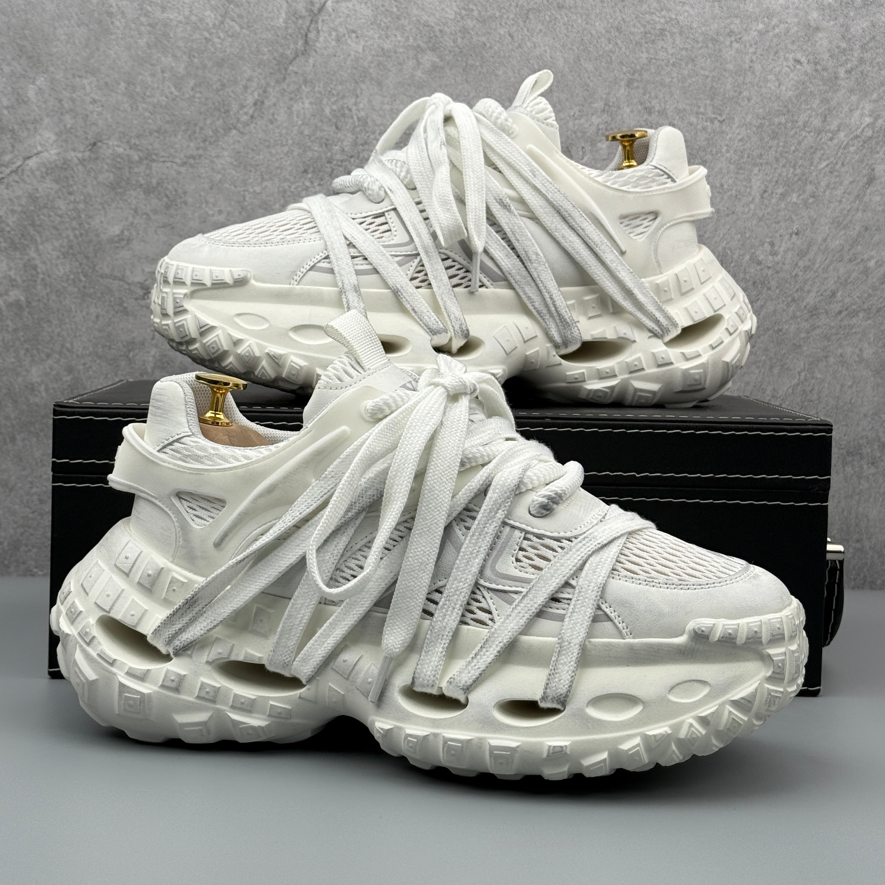 Hybriss Vitalis White– Unisex Dad Shoes