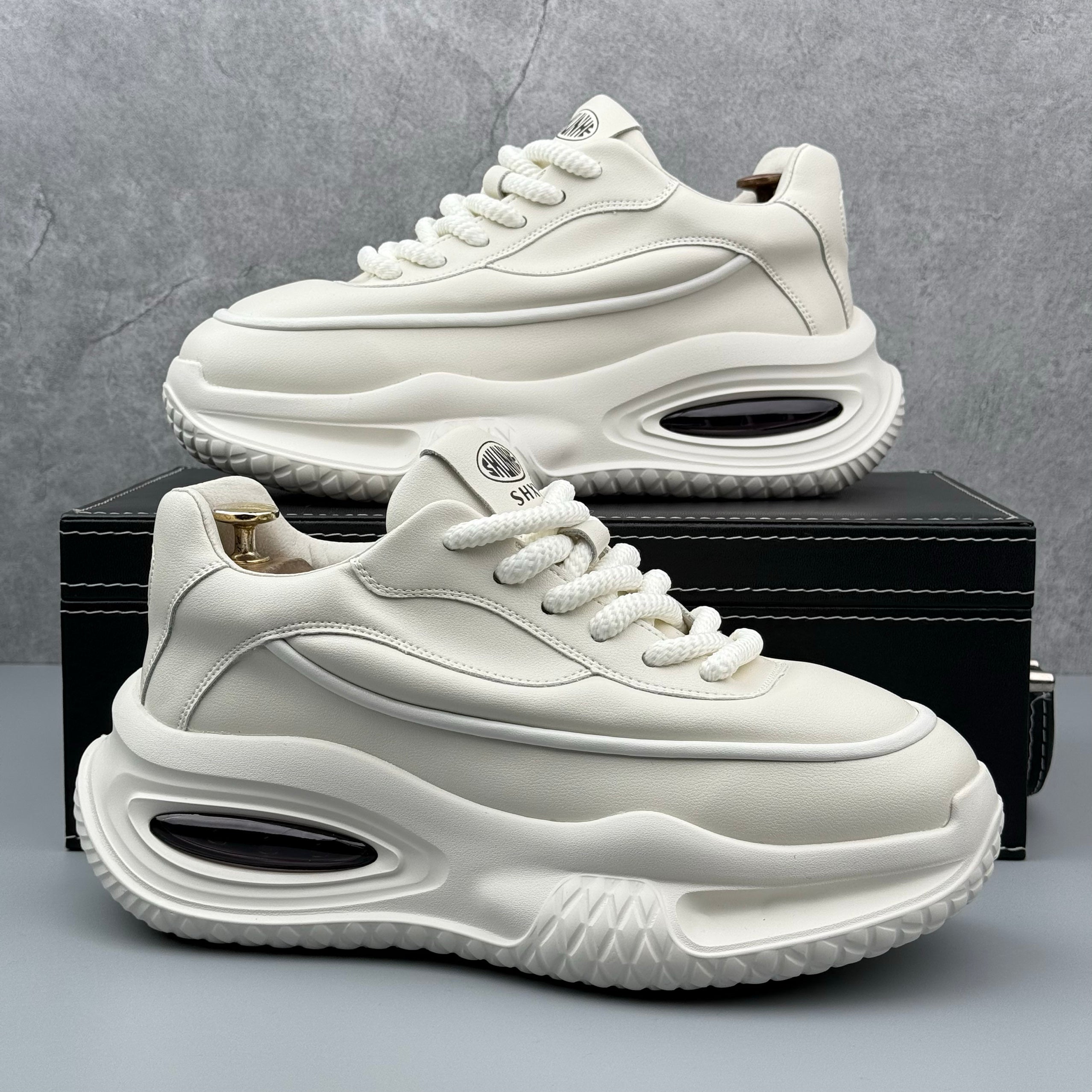 Hybriss SportLift White– Youth Dad Shoes