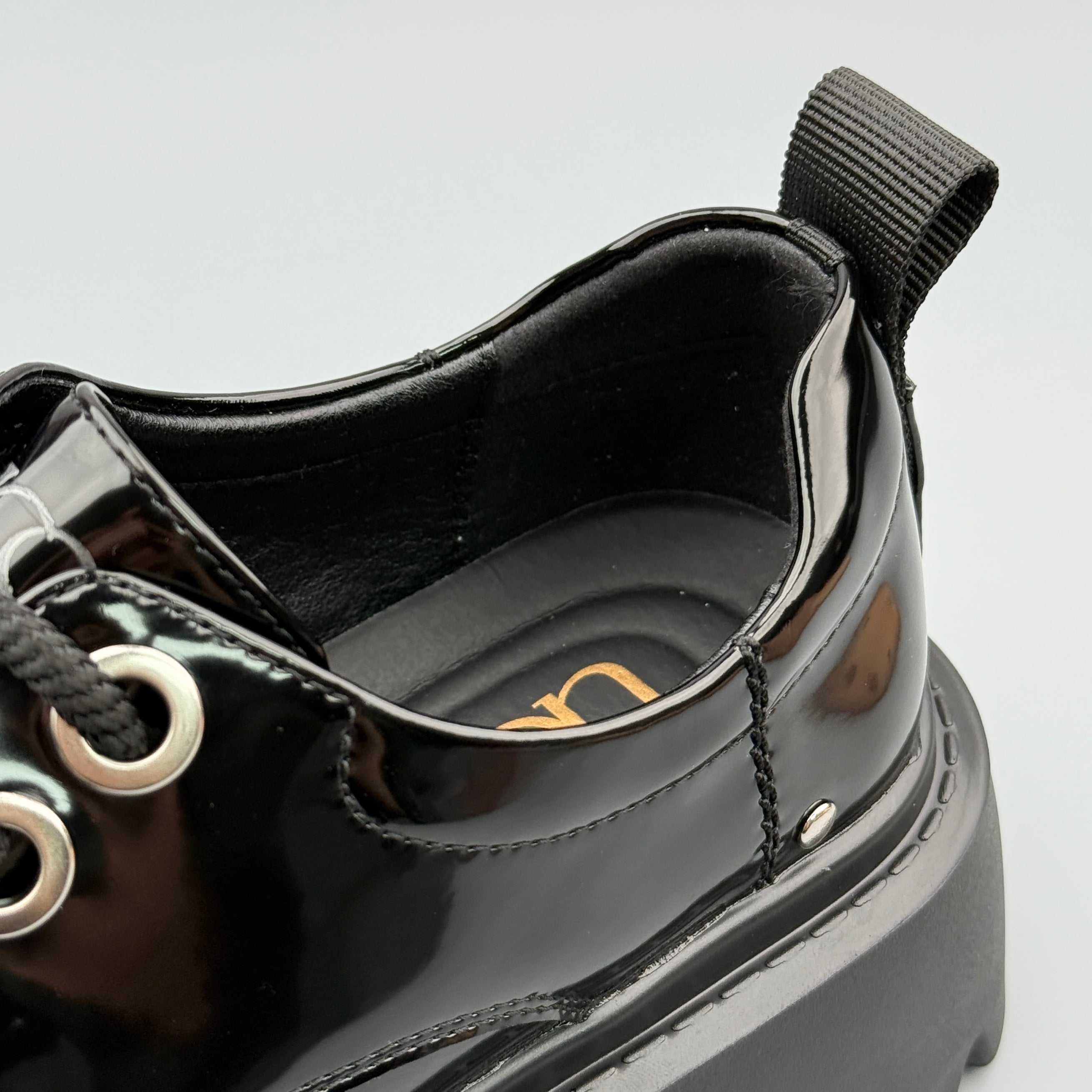 Hybriss Britannia Black– British Casual Leather Shoes