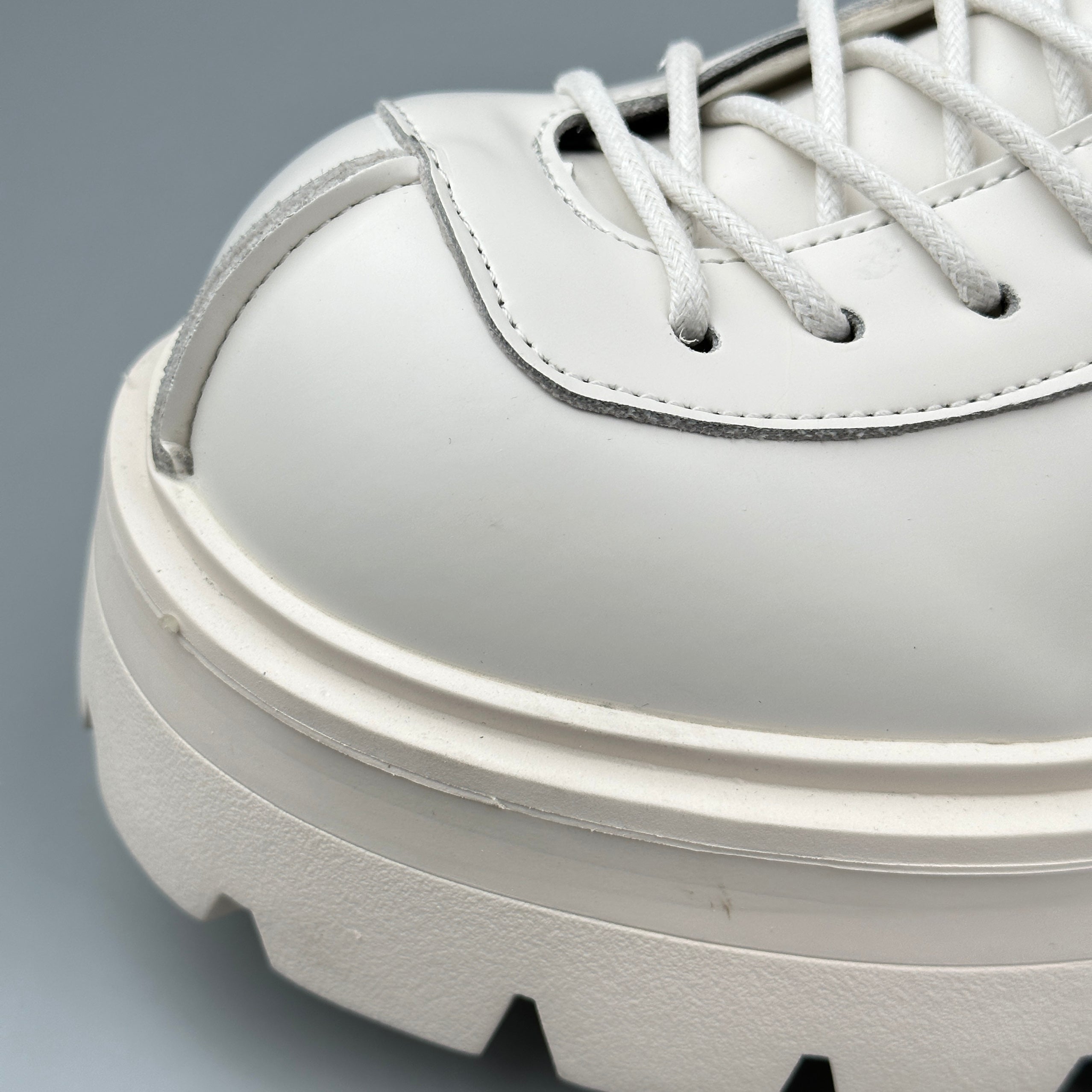 Hybriss Ascend White– Youth Casual Leather Shoes