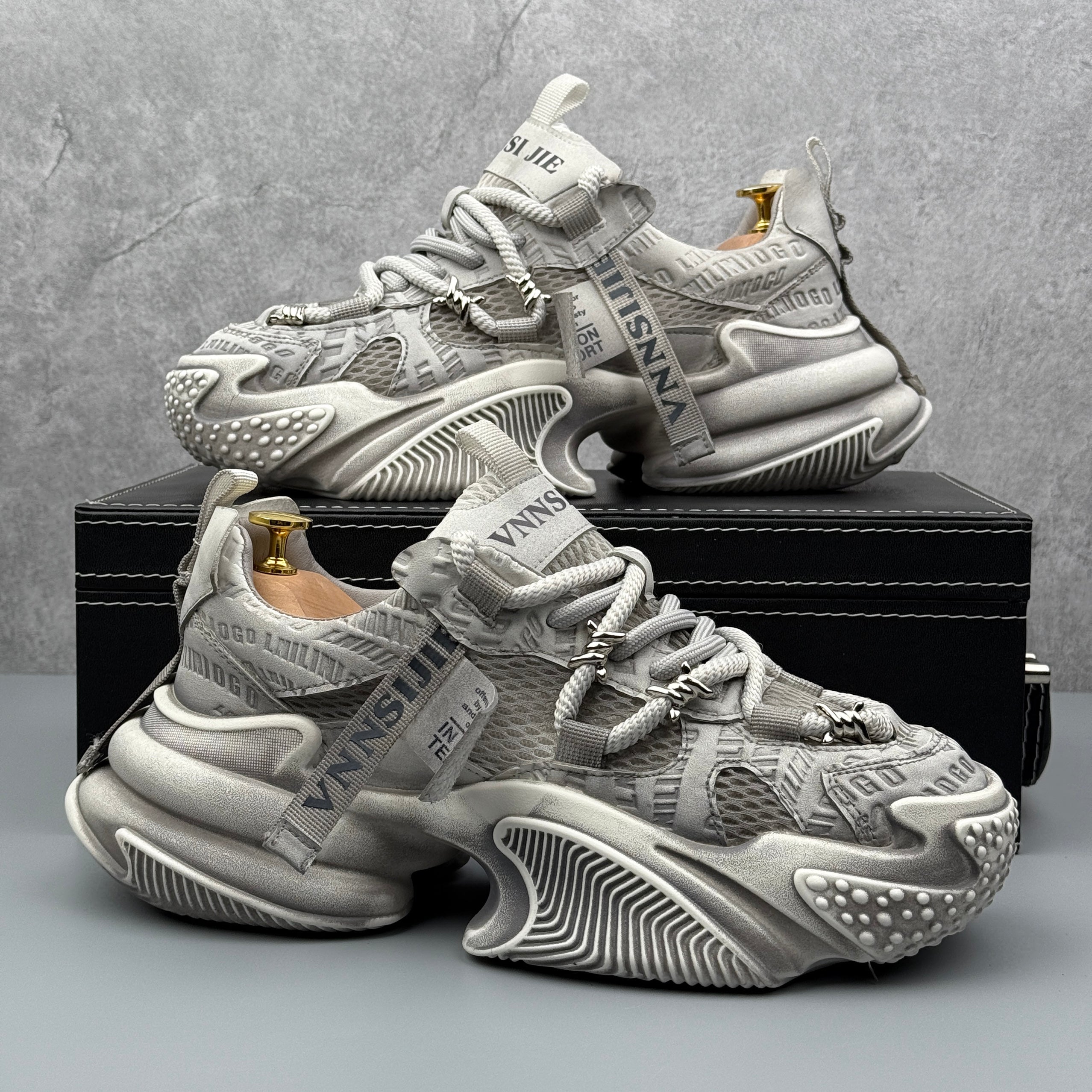 Hybriss WeaveRise Gray– Youth Dad Shoes