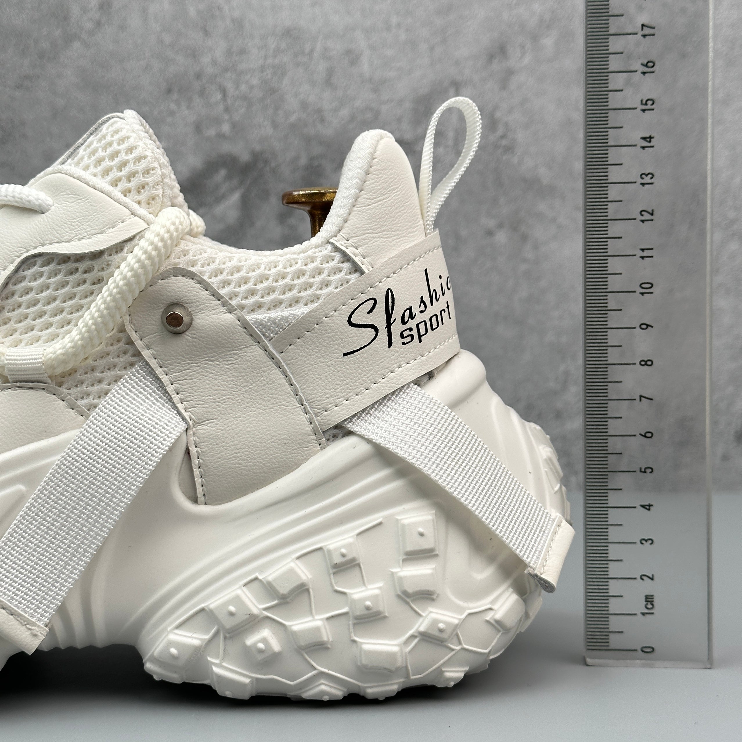 Hybriss Cabuncci WeaveLift White– Youth Dad Shoes