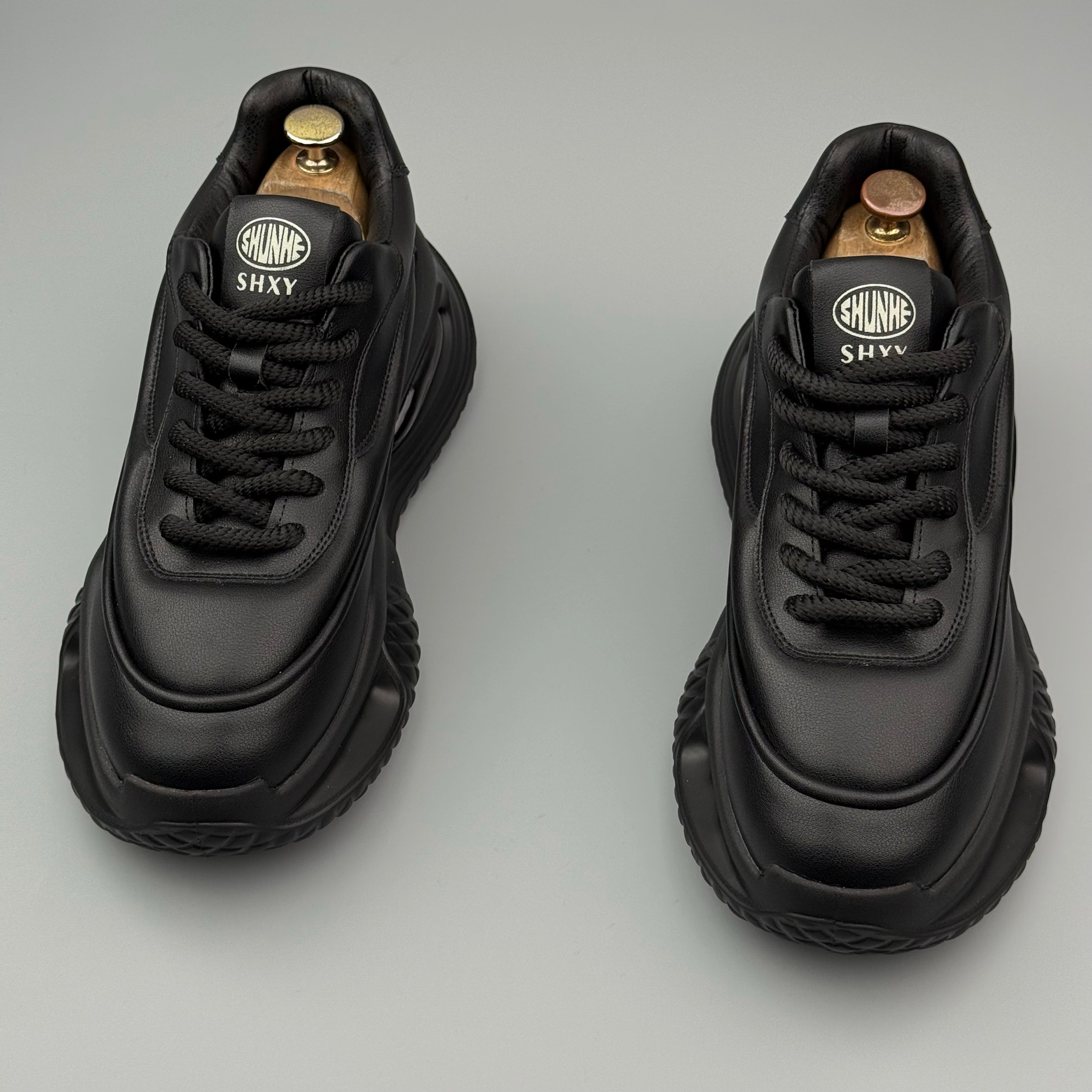 Hybriss SportLift Black– Youth Dad Shoes