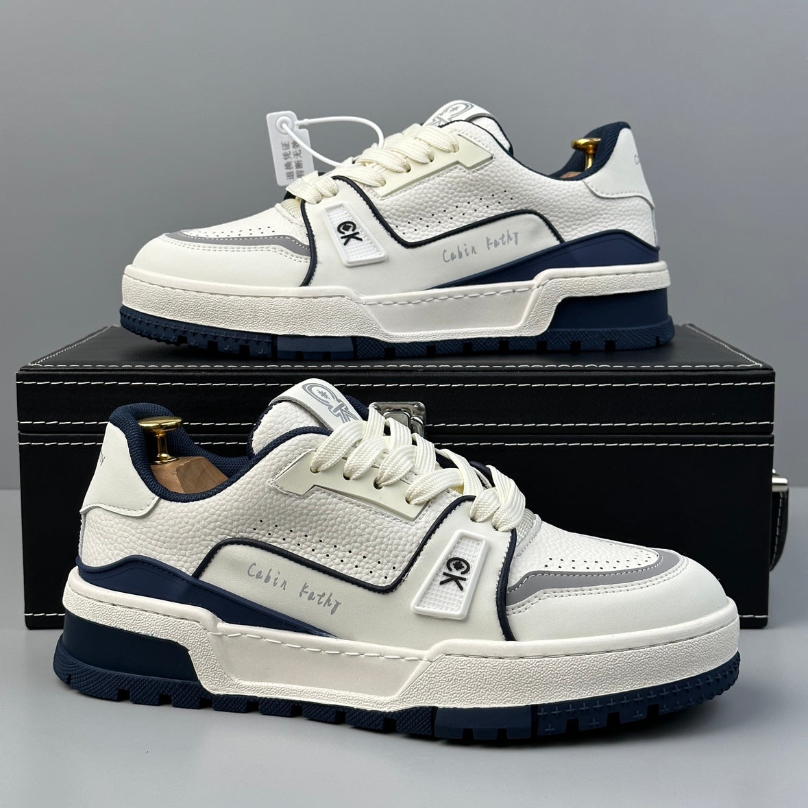 Hybriss KoreaSplice – Mikrofaserleder Sneakers