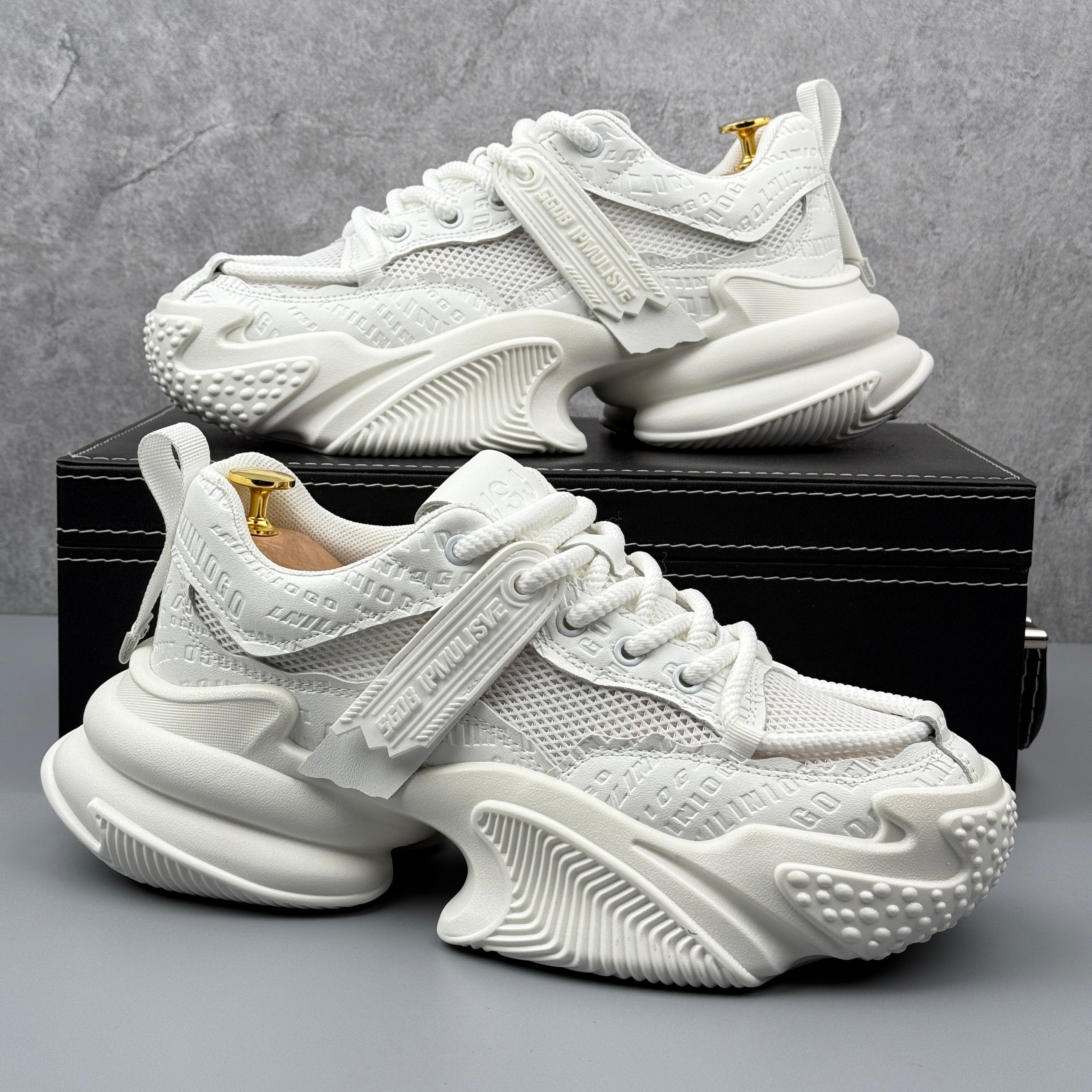 Hybriss DailyCore White– Casual Dad Shoes