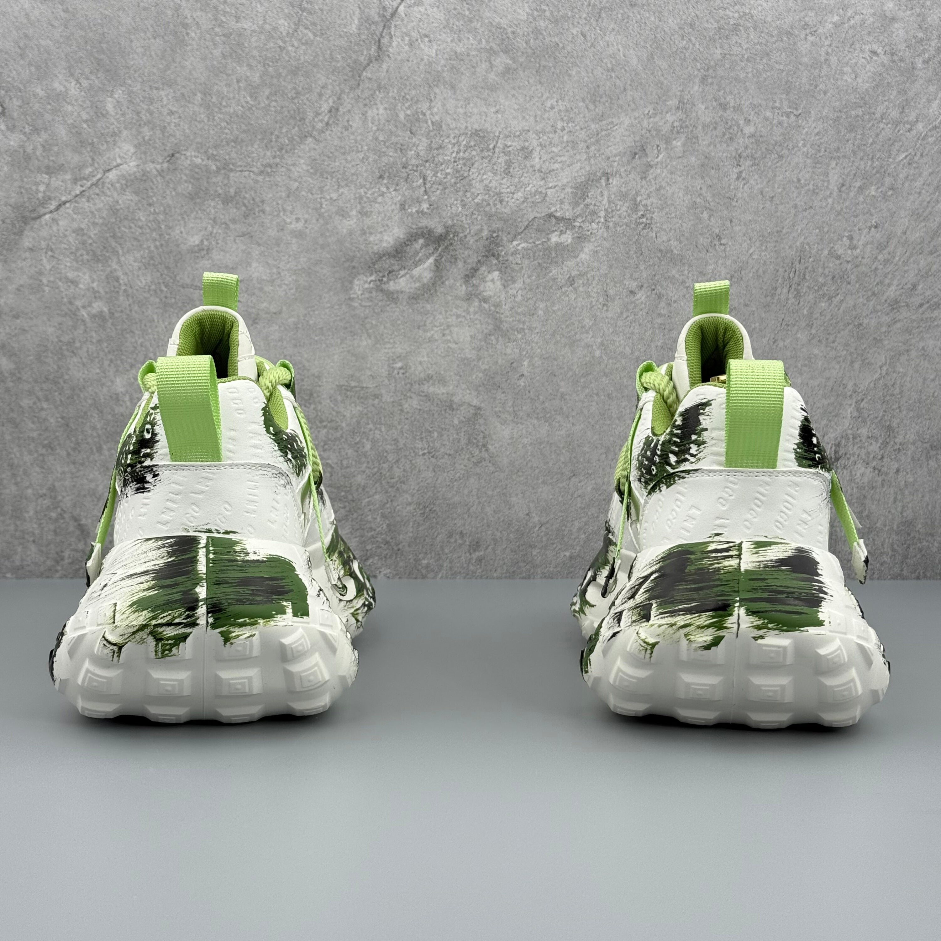 Hybriss DailyLift White Green– Dad Shoes