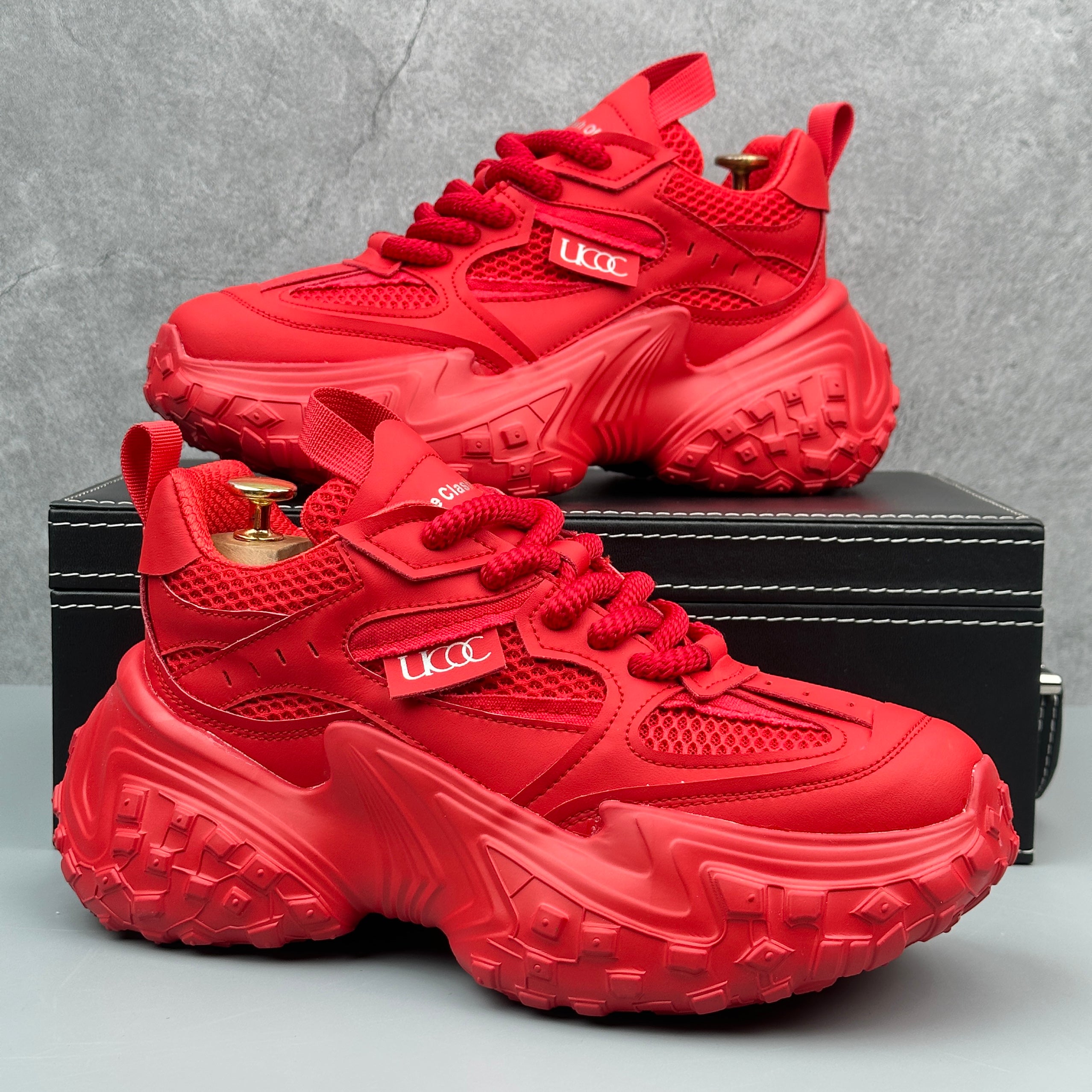 Hybriss SportStitchUp Red– Youthful Dad Shoes