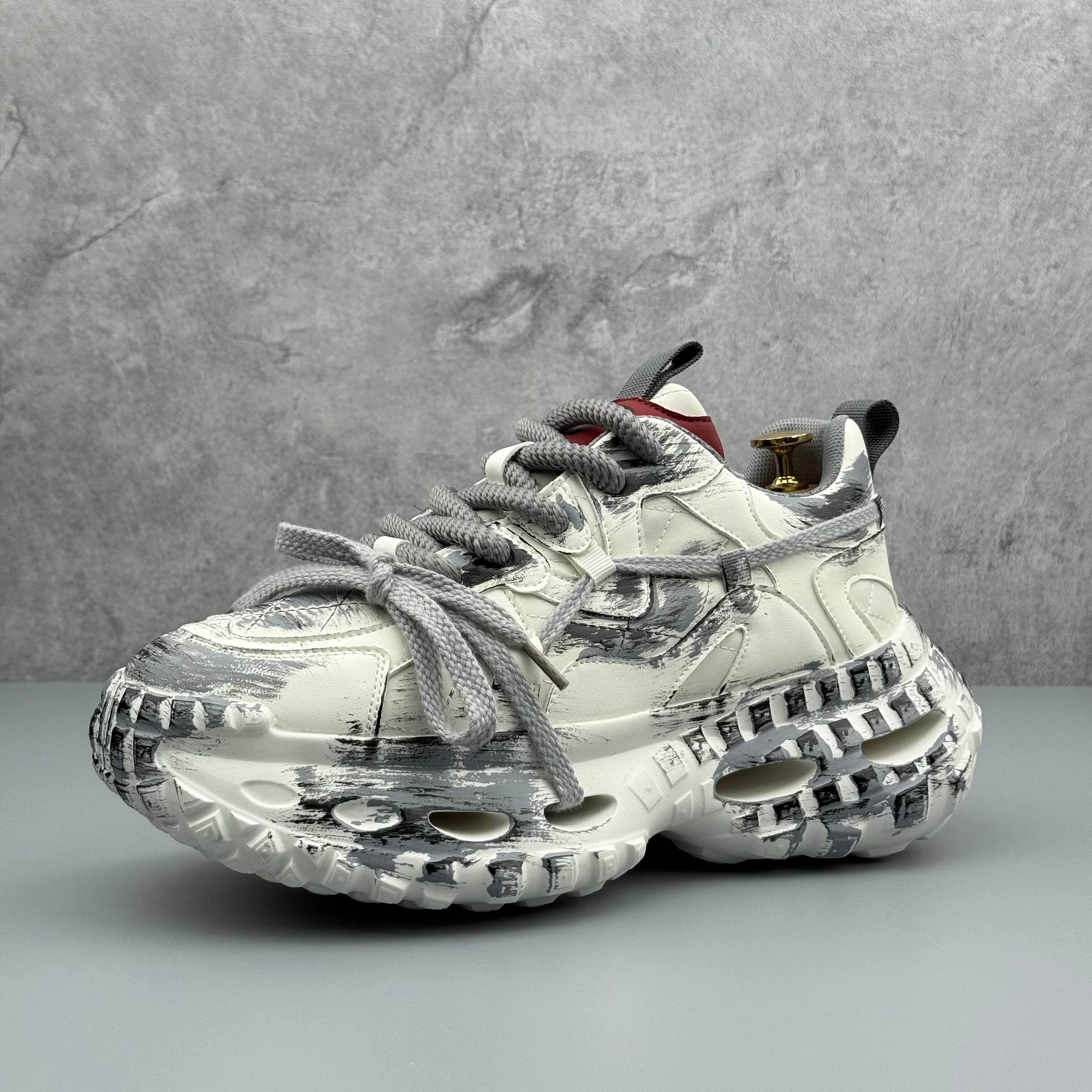 Hybriss DailyRise White Gray– Dad Shoes