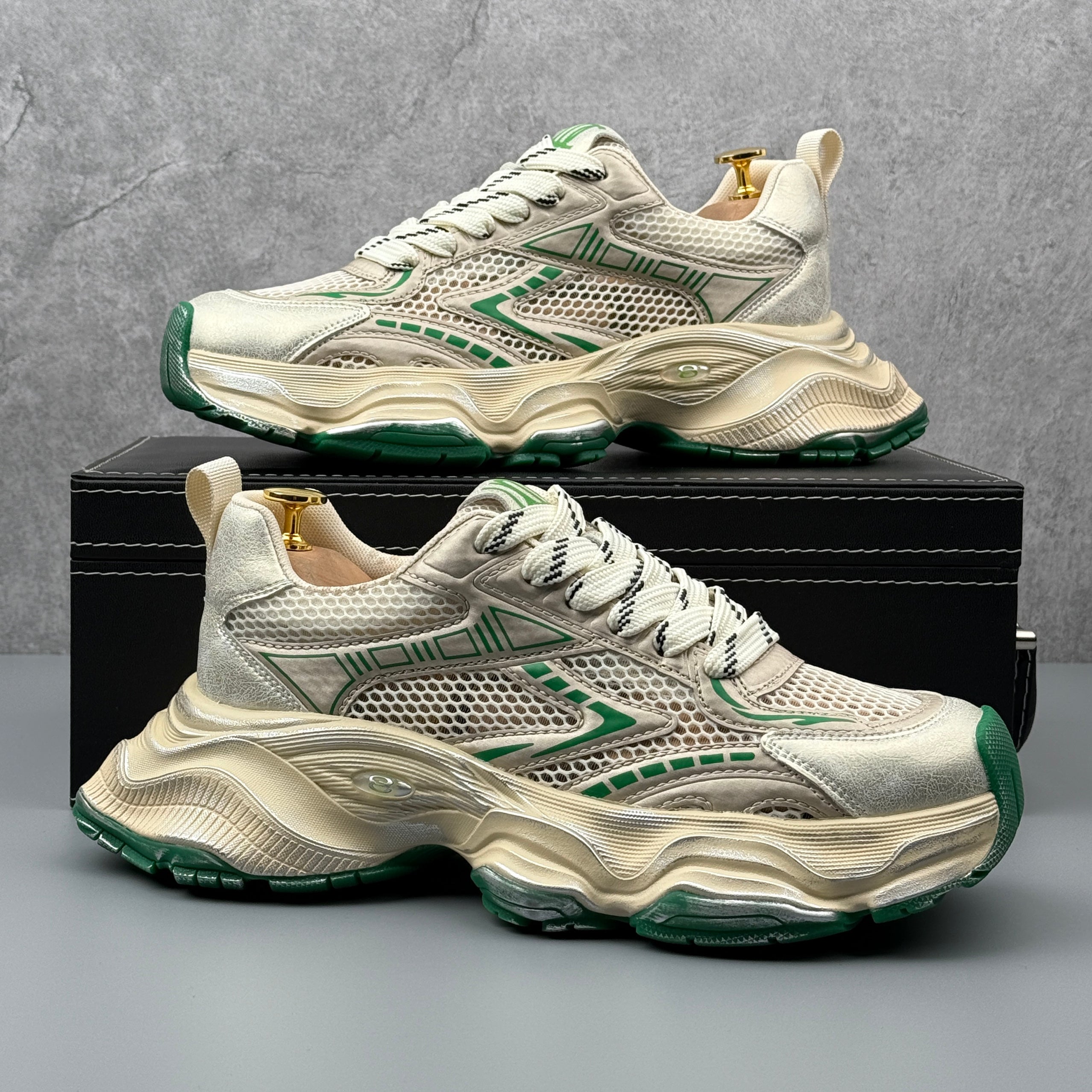 Hybriss UCOC AirFlex Beige– Youth Casual Dad Shoes