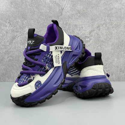 Hybriss Cyber-Gel Hollow-Out Dad Sneaker