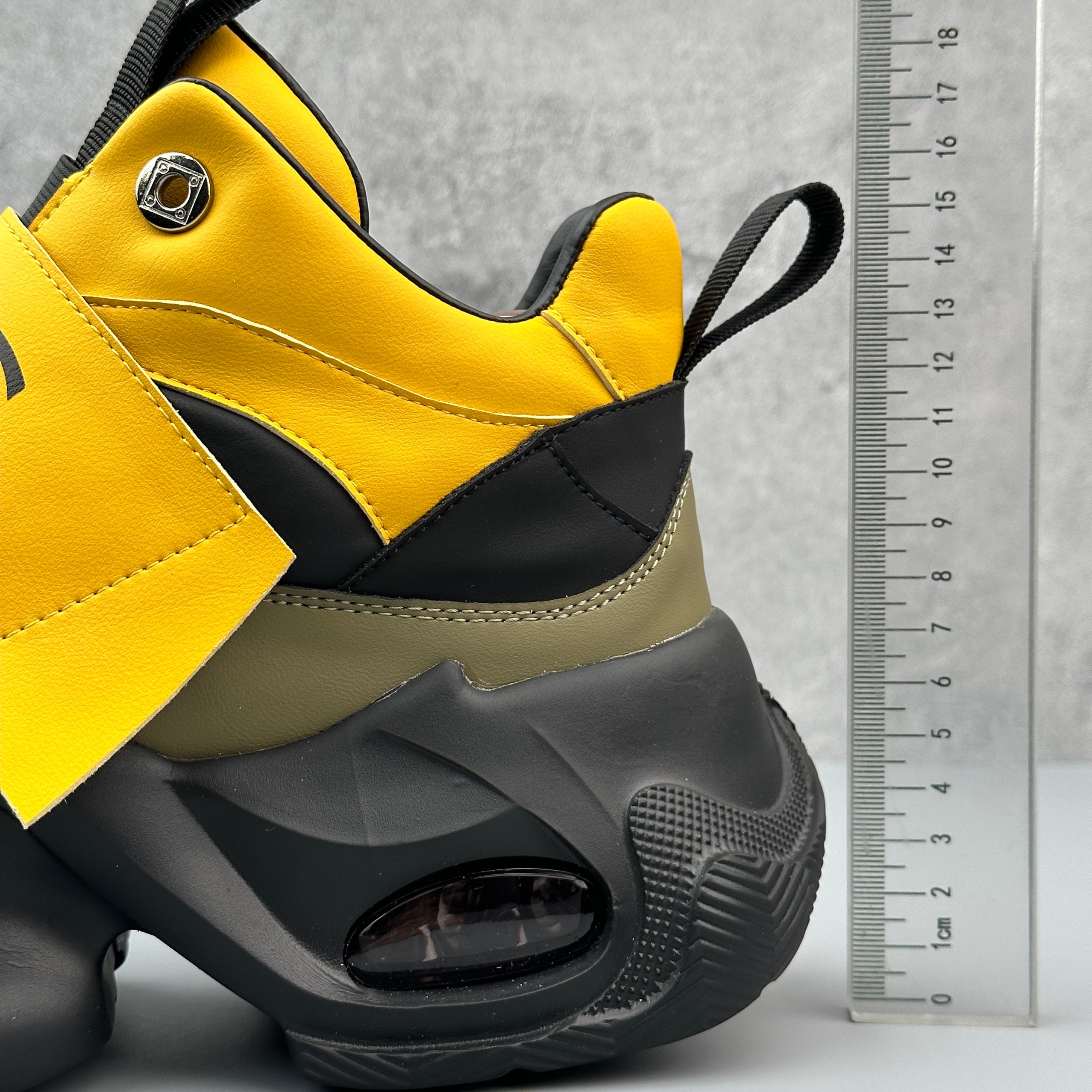 Hybriss MetalCore Black Yellow– Youth Winter Dad Shoes