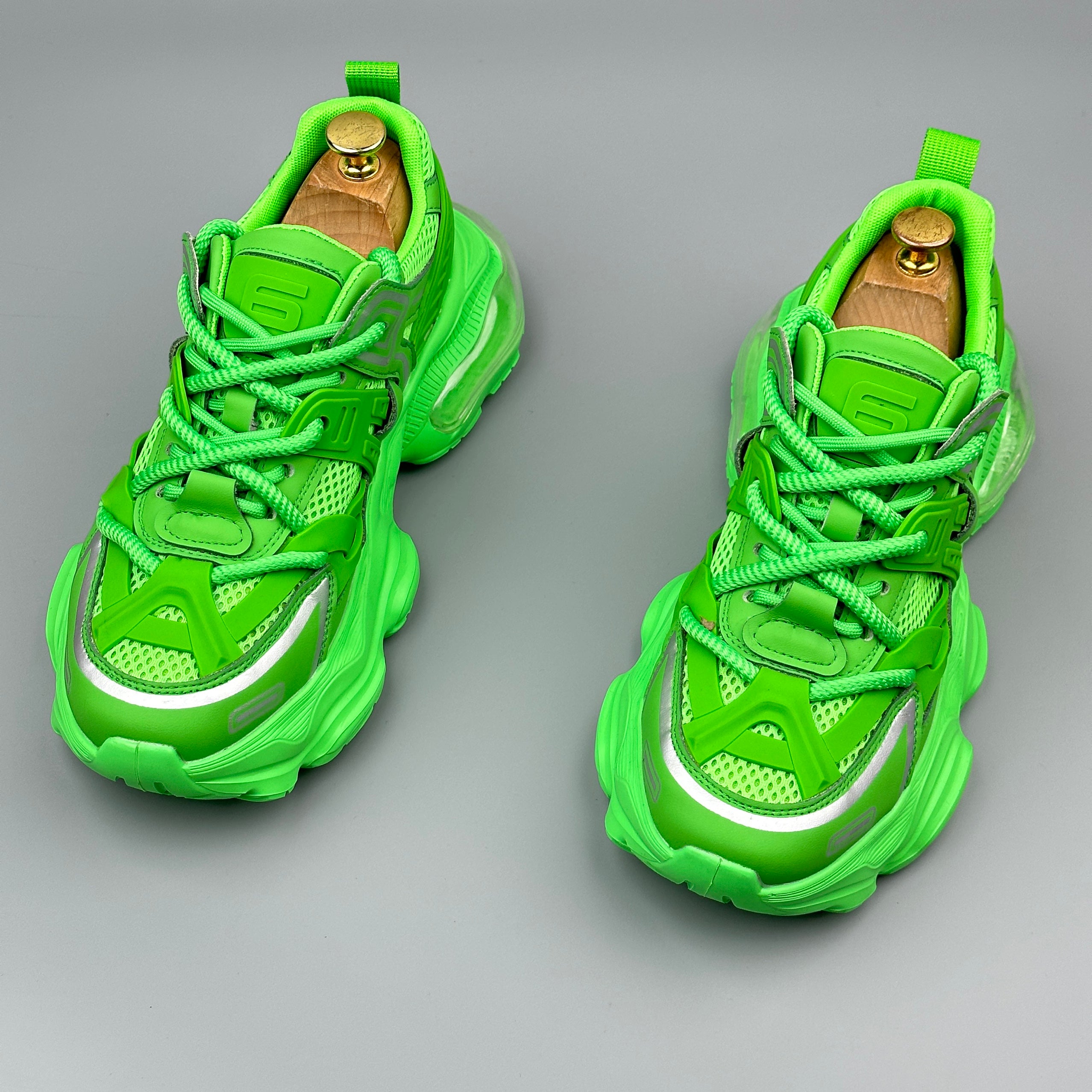 Hybriss DailyStitchFlex Green– Casual Dad Shoes