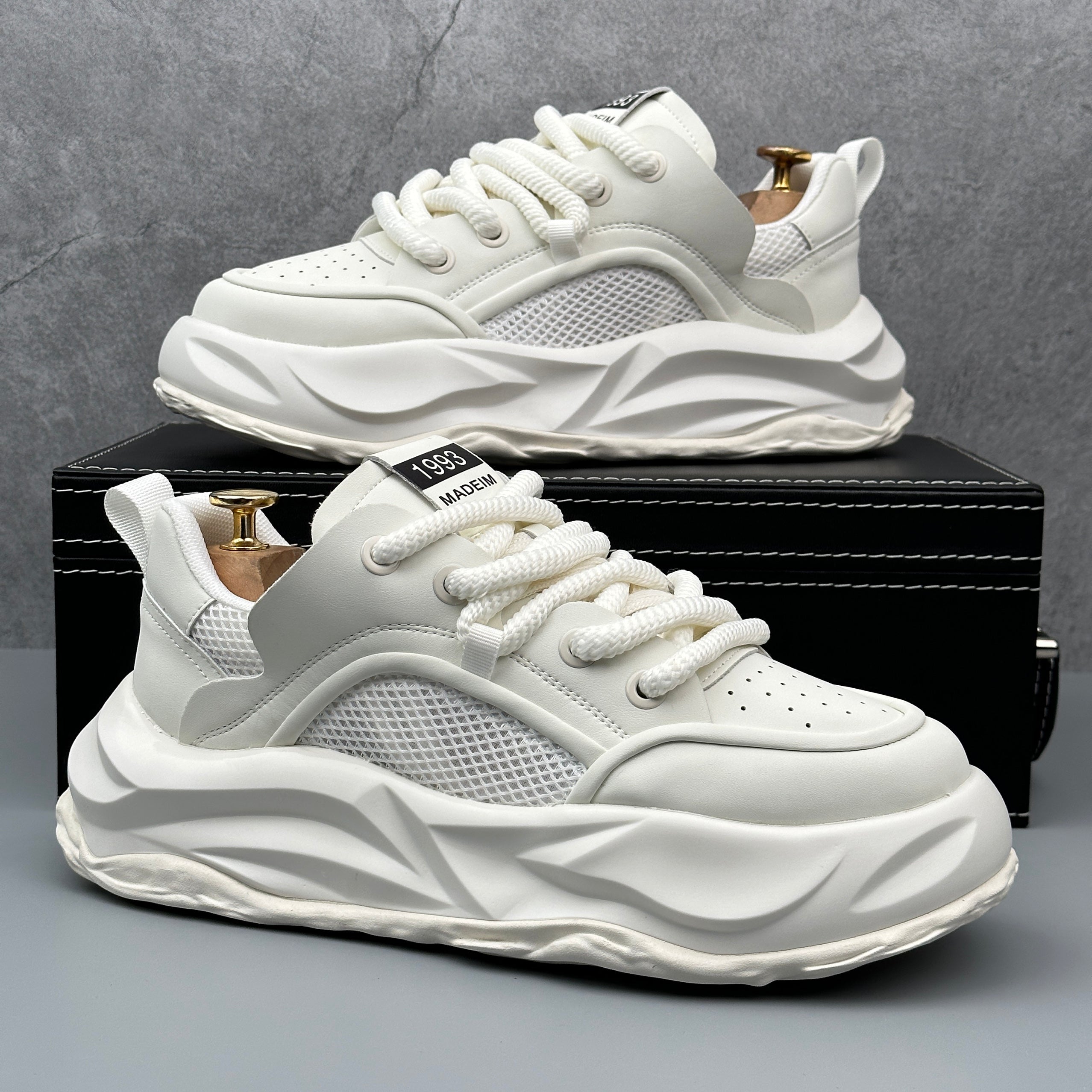 Hybriss PureStep  Off-White– Youth Trend White Shoes