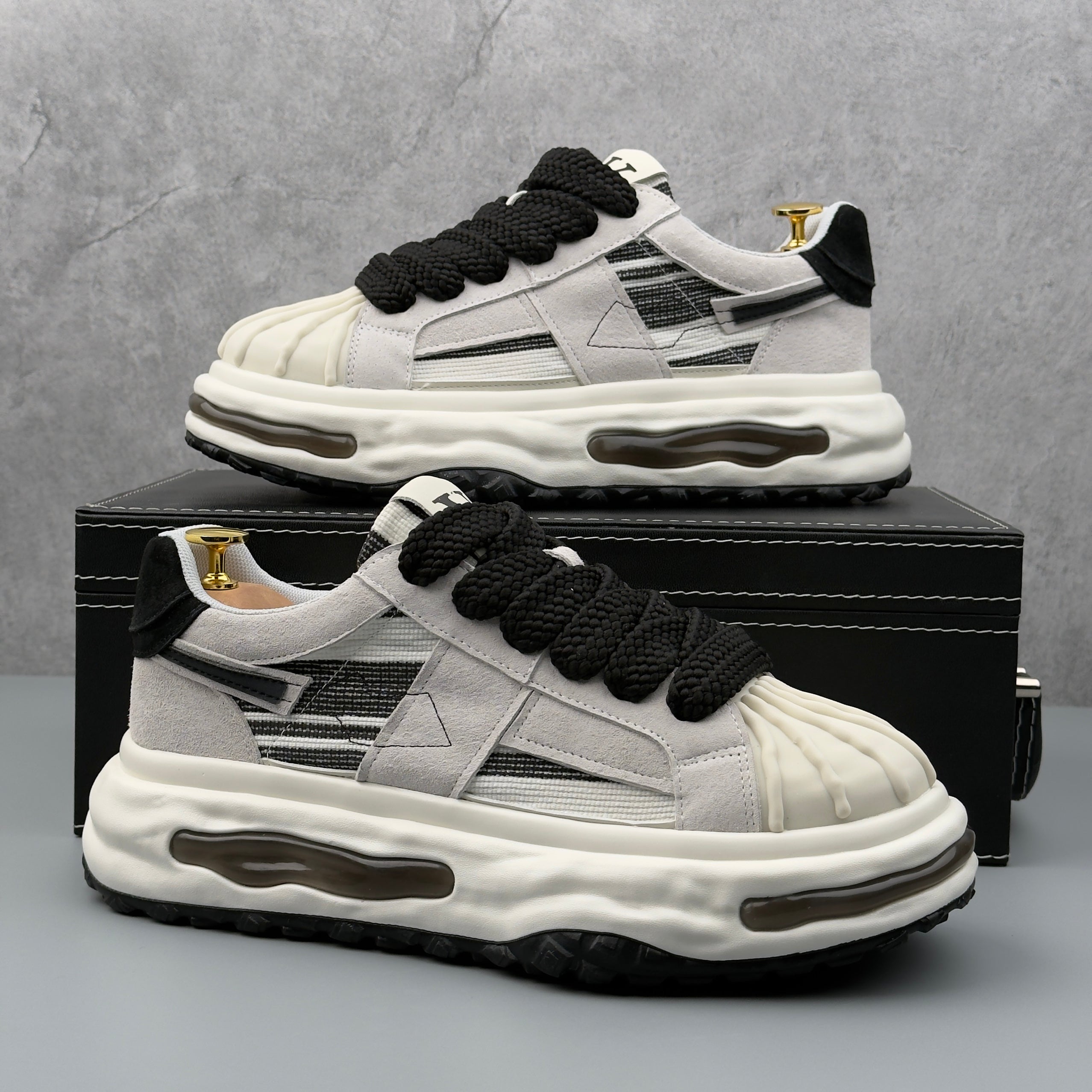 Hybriss Vnnsijie TrendLift White– Youth Sneakers