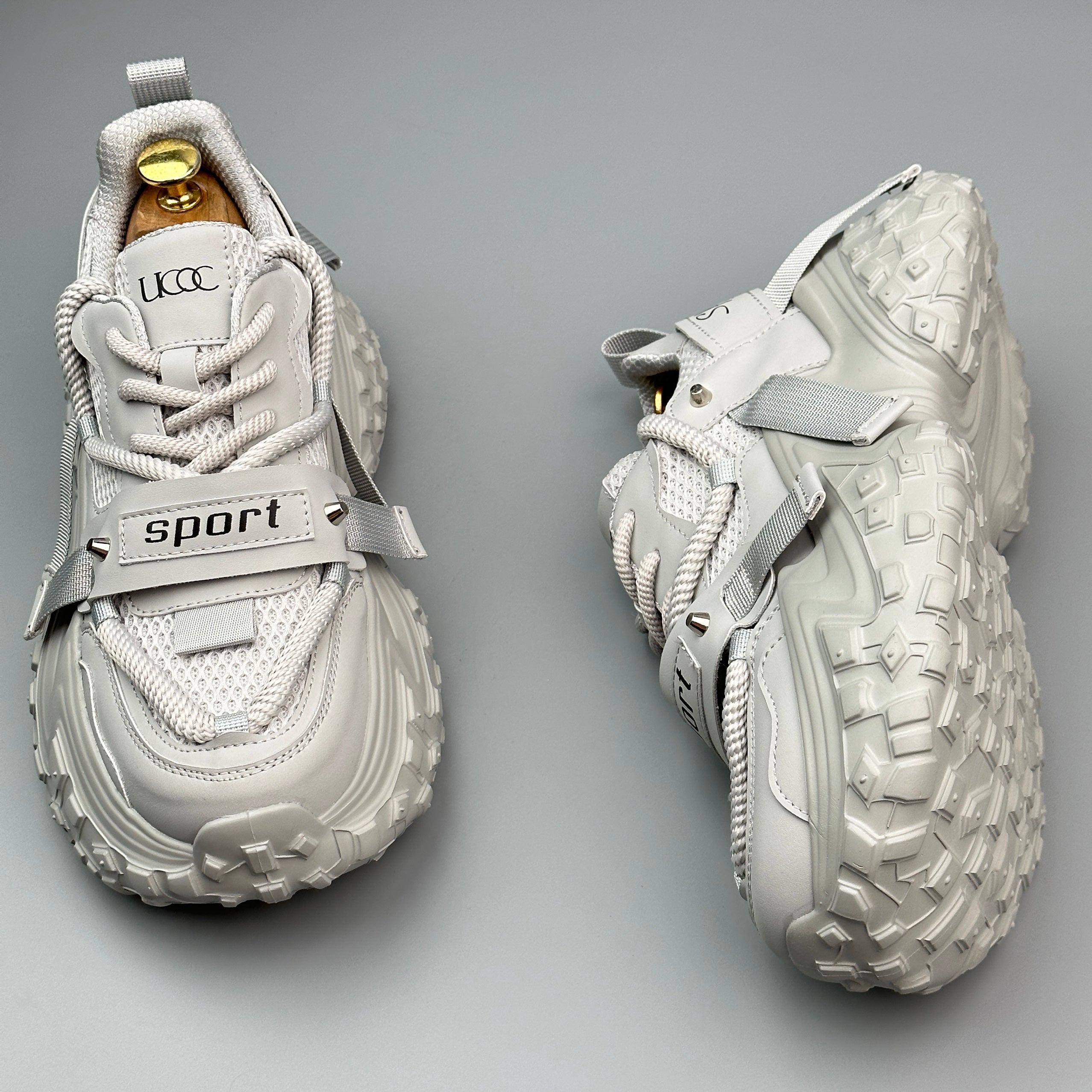 Hybriss Cabuncci WeaveLift Gray– Youth Dad Shoes