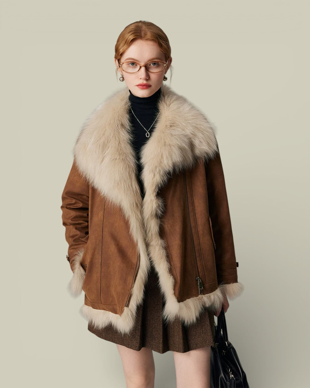 Hybriss "Aethel" Industrial-Luxe Fox Parka