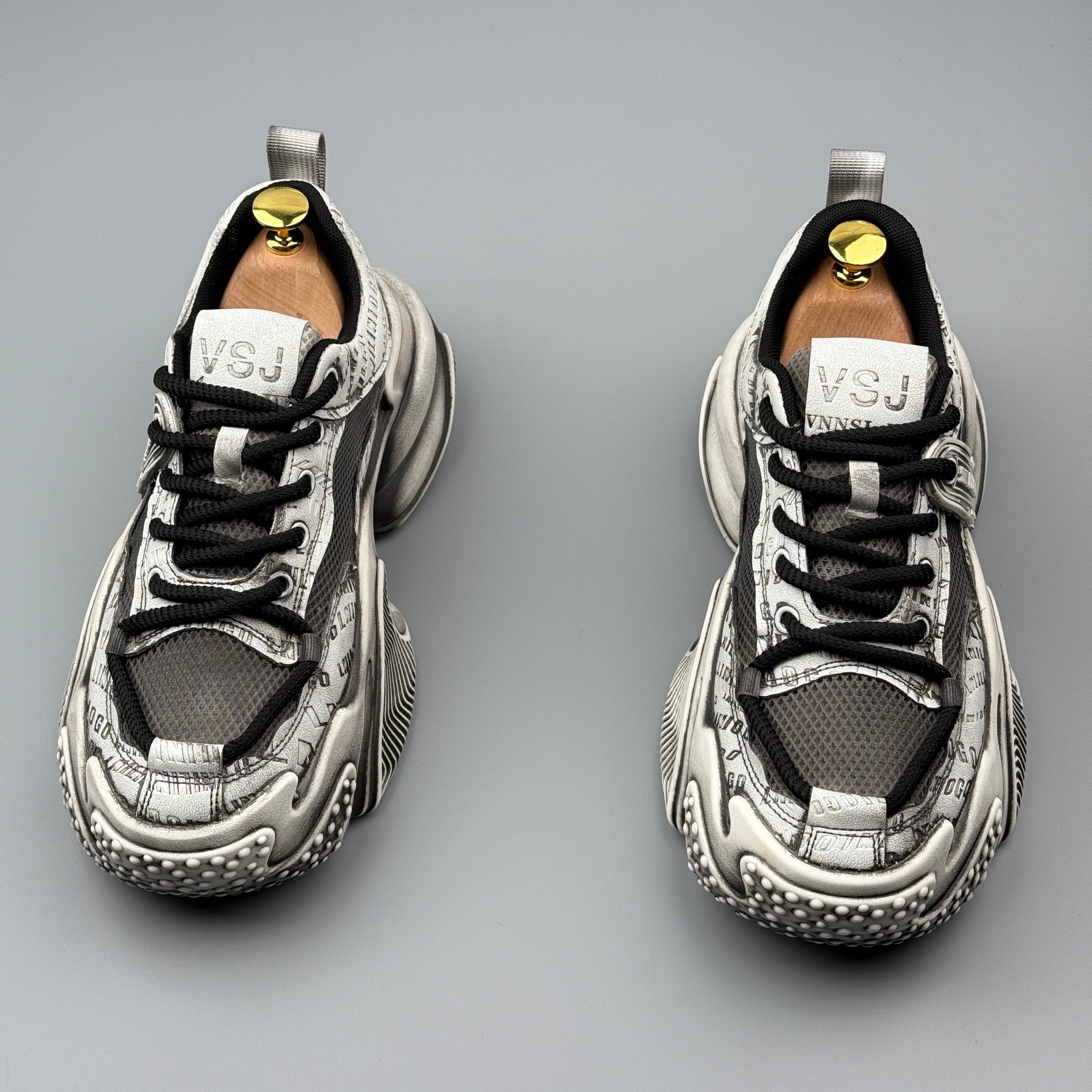 Hybriss DailyCore Black– Casual Dad Shoes