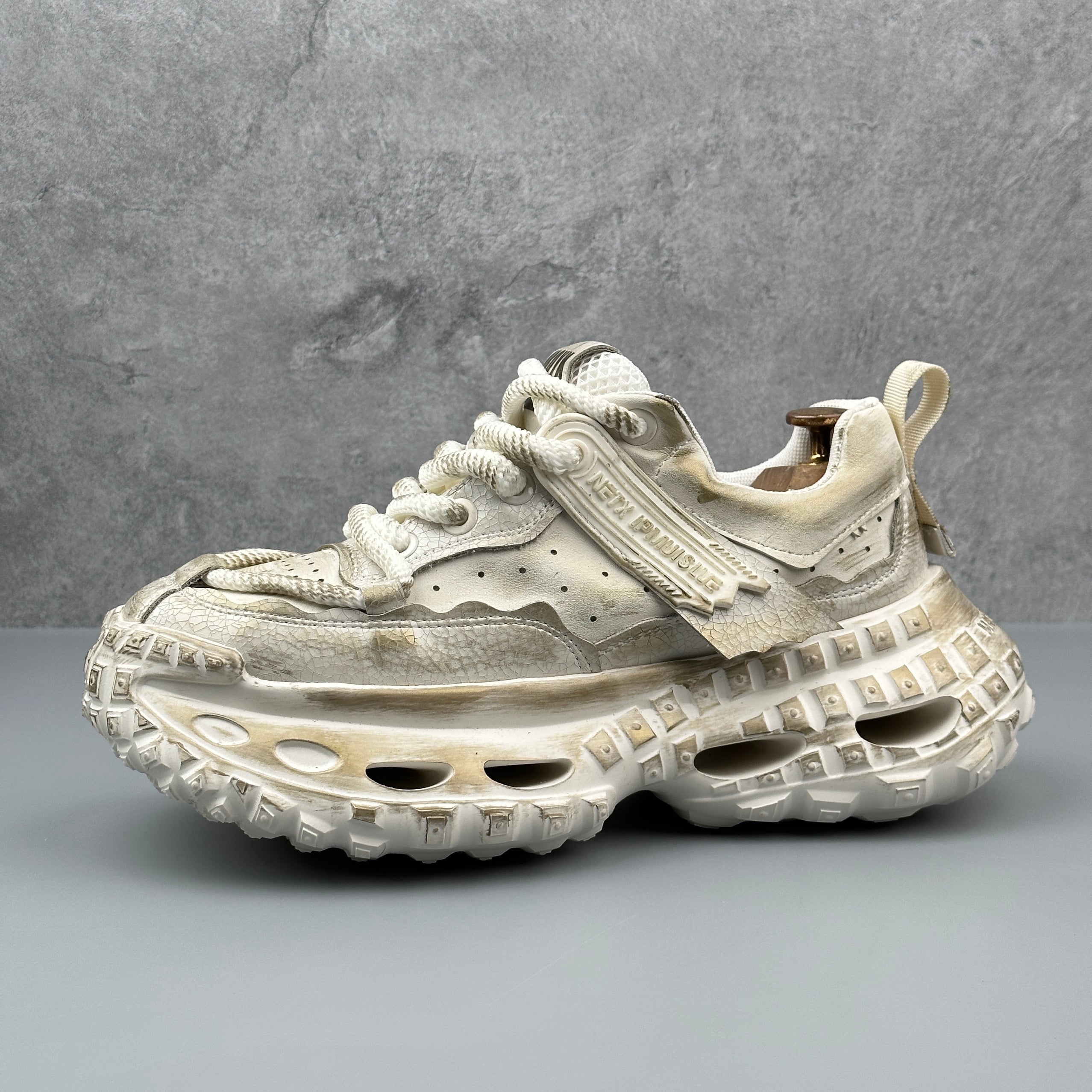 Hybriss RetroRise Off-White– Youth Retro Dad Shoes