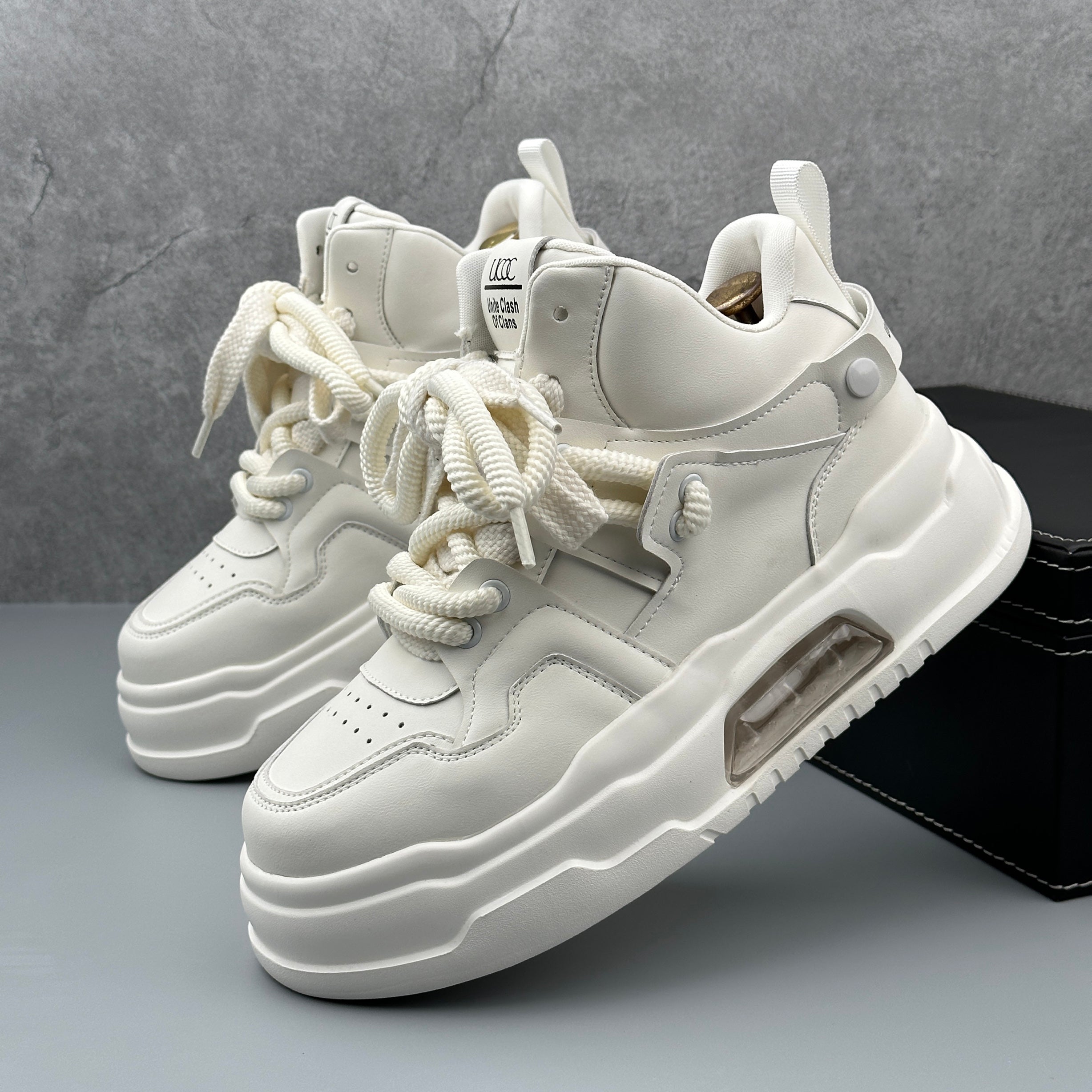 Hybriss CabuncciCore – Mikrofaserleder White Shoes