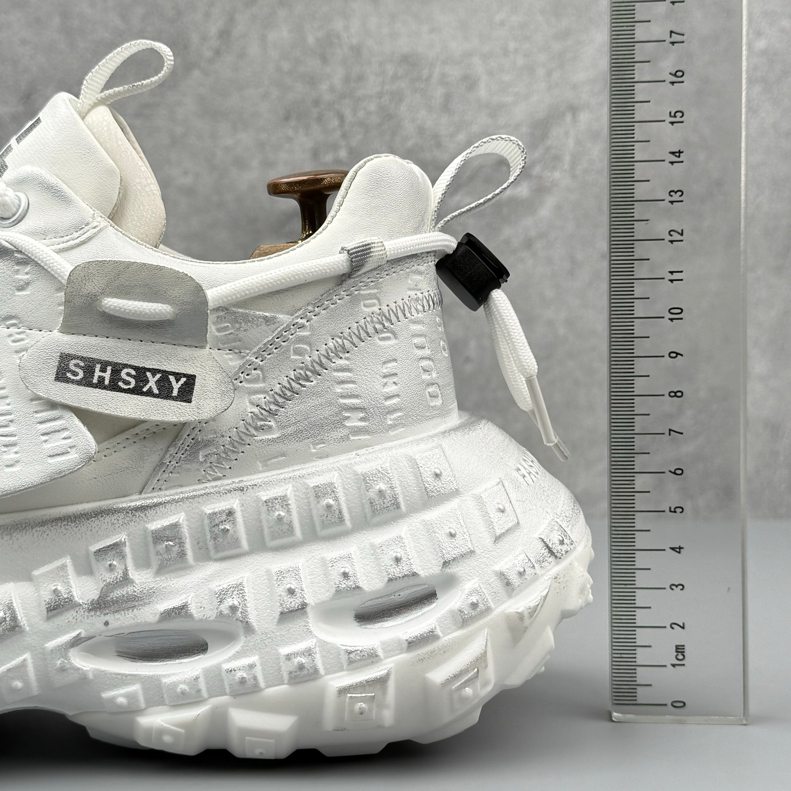 Hybriss OldWeave White– Retro Dad Shoes