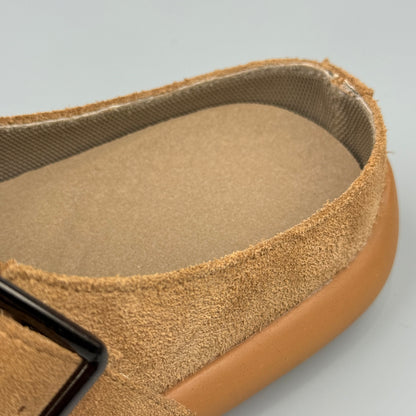 Hybriss Big-Head Suede Utility Clog